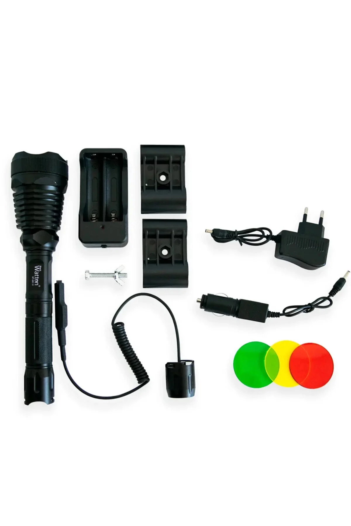 چراغ قوه شکاری ویژه 800 لومن T6 WT 205 İsmiyle Al