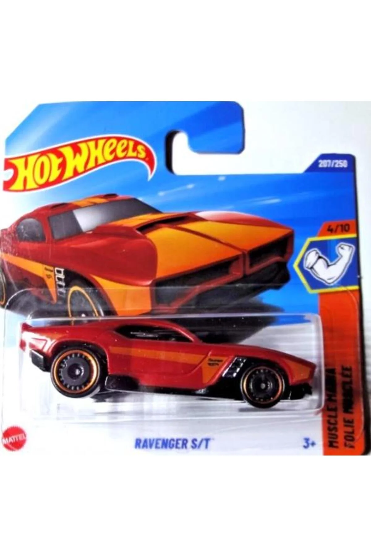 ماشین اسباب بازی چرخ دستی های تک RAVENGER S T JBC14 مانیا عضلانی از ترکیه HOT WHEELS
