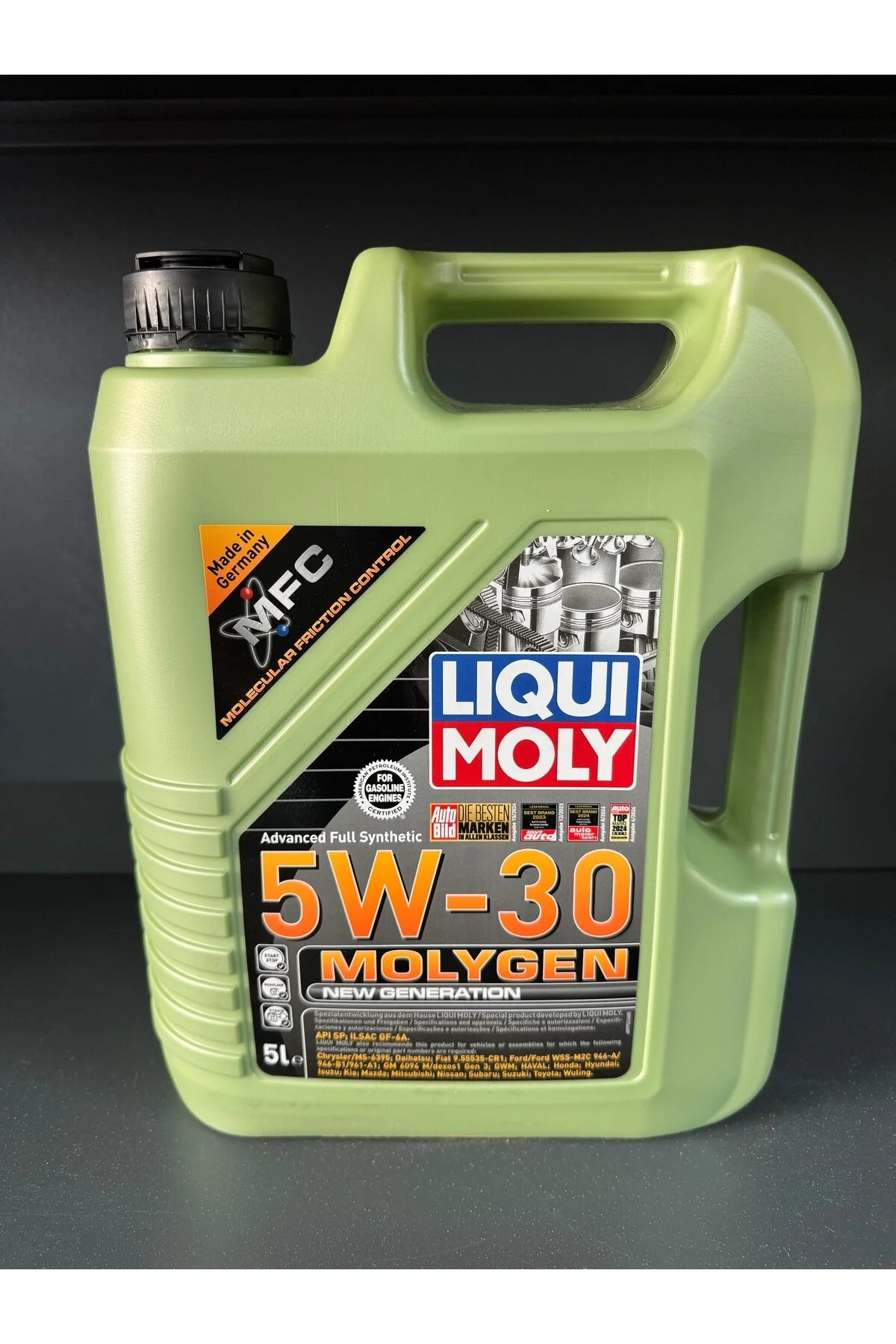 روغن و مکمل موتور LIQUI MOLY 5W30 MOLYGEN نسل جدید 5 لیتری 9952 دیزل LUQUI MOLY