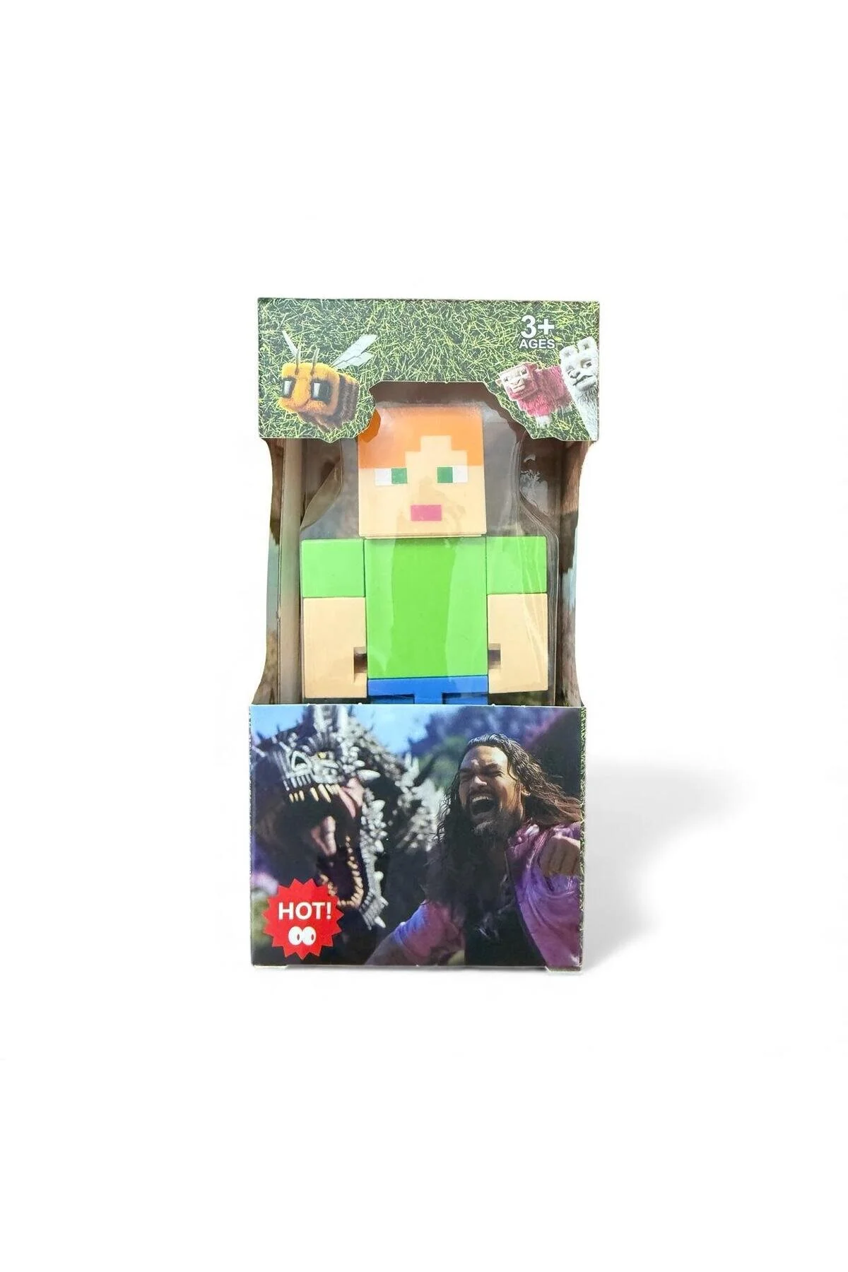 اسباب بازی های فیگور شخصیت الکس بلاک قهرمان از MINECRAFT Natavanbutık