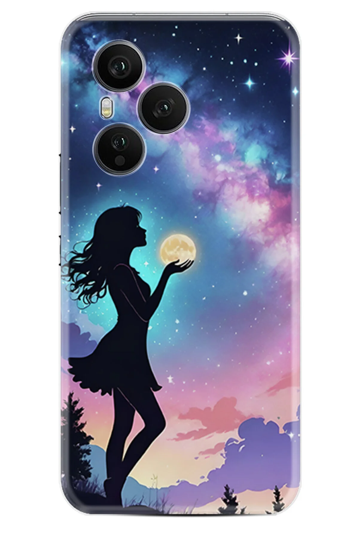 کاور و قاب HONOR 400 PRO CASE BOUTIQUE PRINTED ILLUSTRATED زنانه IN MOON PCODE 005 Kılıfland