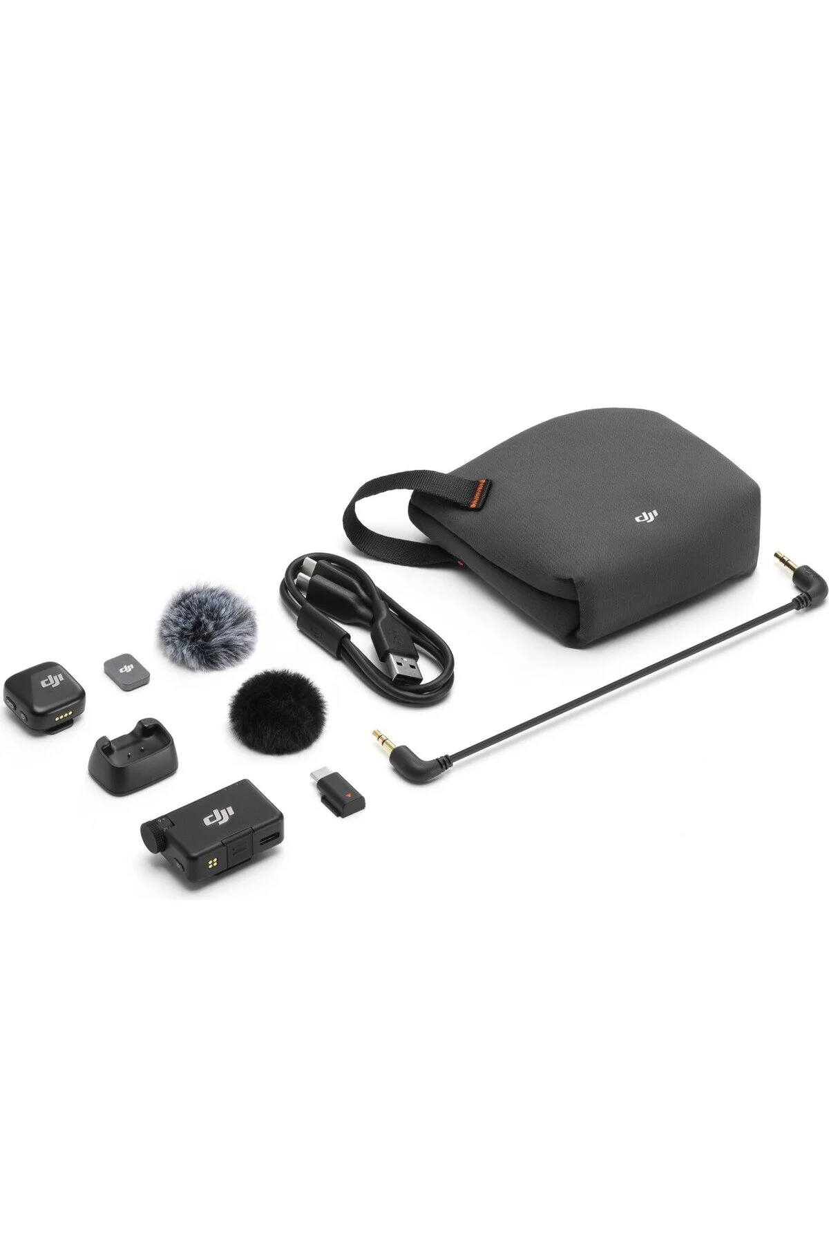 میکروفون و لوازم جانبی کوچک 1TX+1RX اورجینال DJI