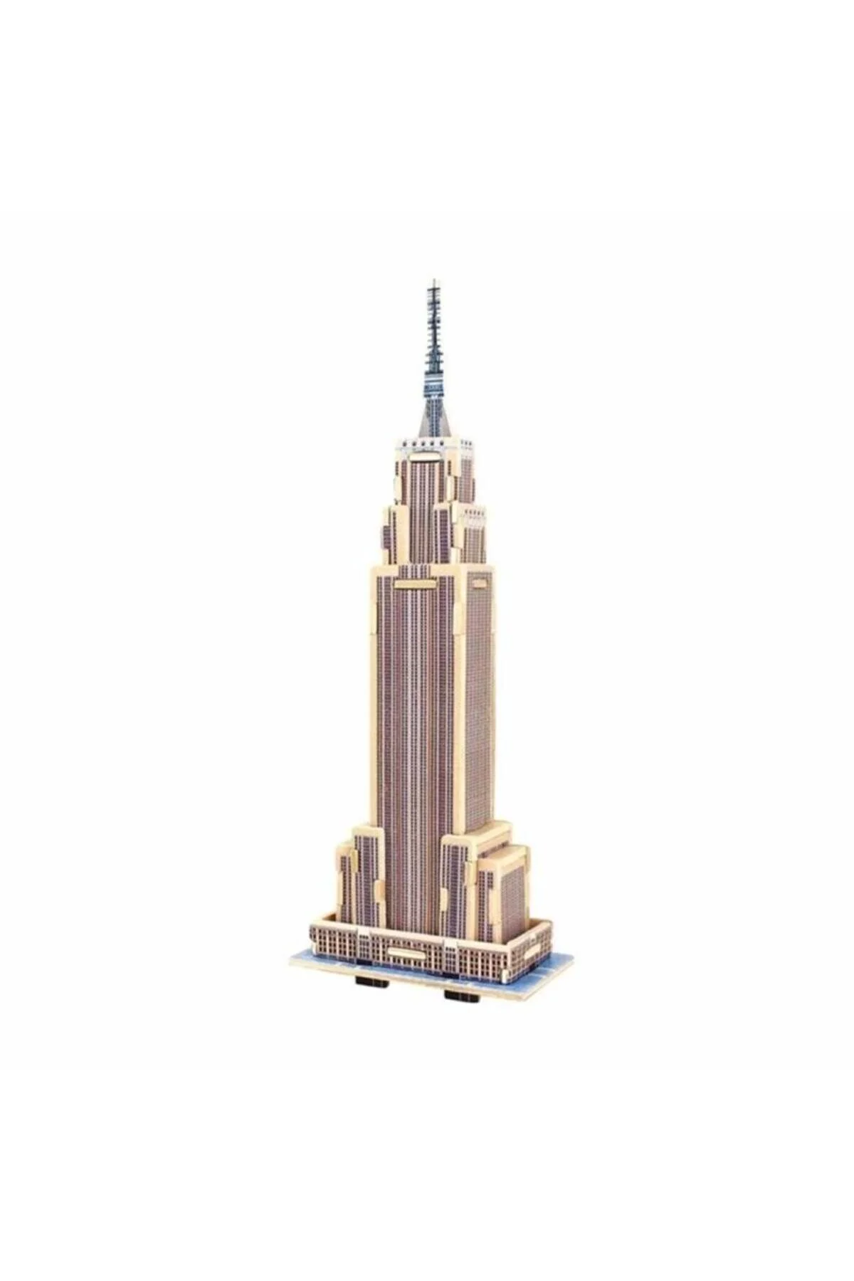 پازل سه بعدی اره منبت کاری مویی مدیر عامل امپراتوری استیت چاپ چوبی Ceren Kırtasiye