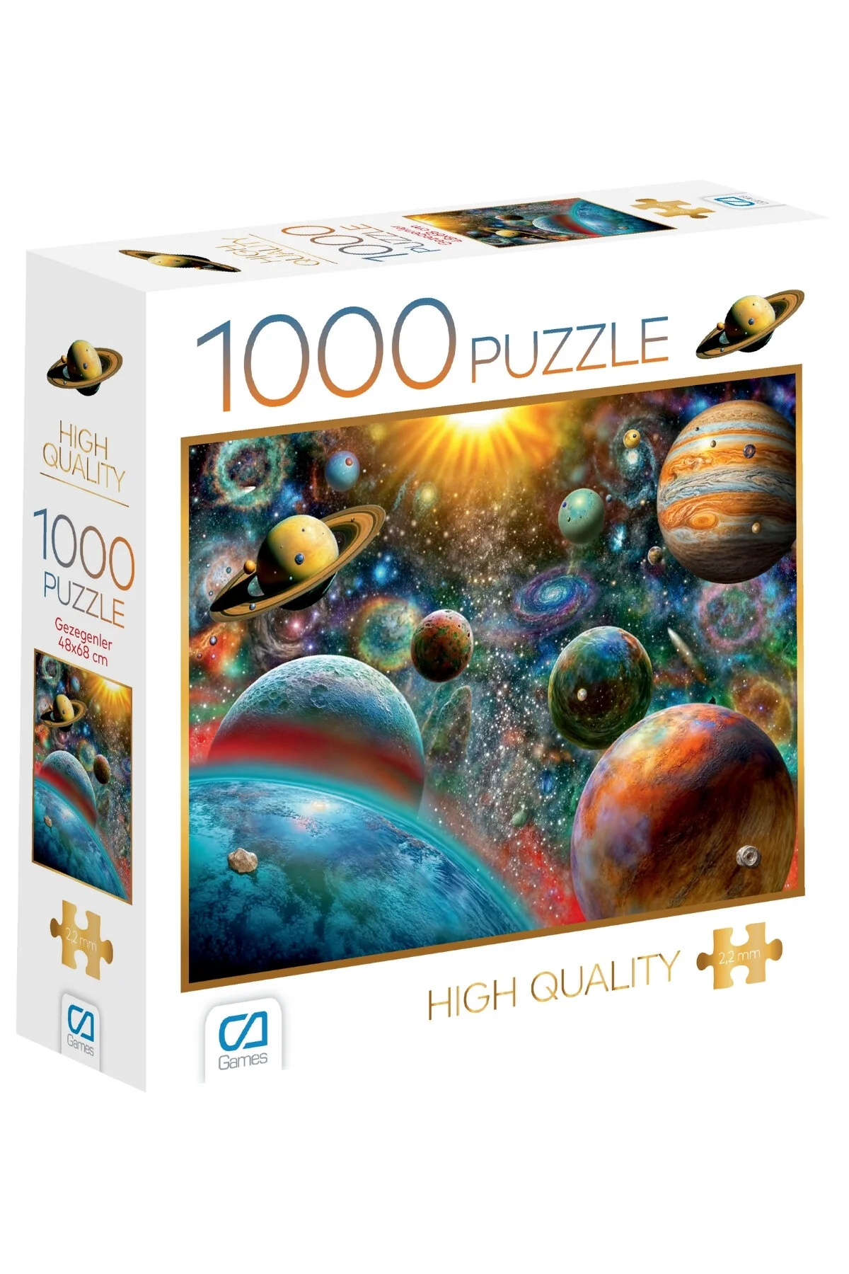 پازل PLANETS 1000 PIECES 2,2MM ضخامت 48X68CM سری اره منبت کاری مویی سرگرمی حرفه ای CA Games