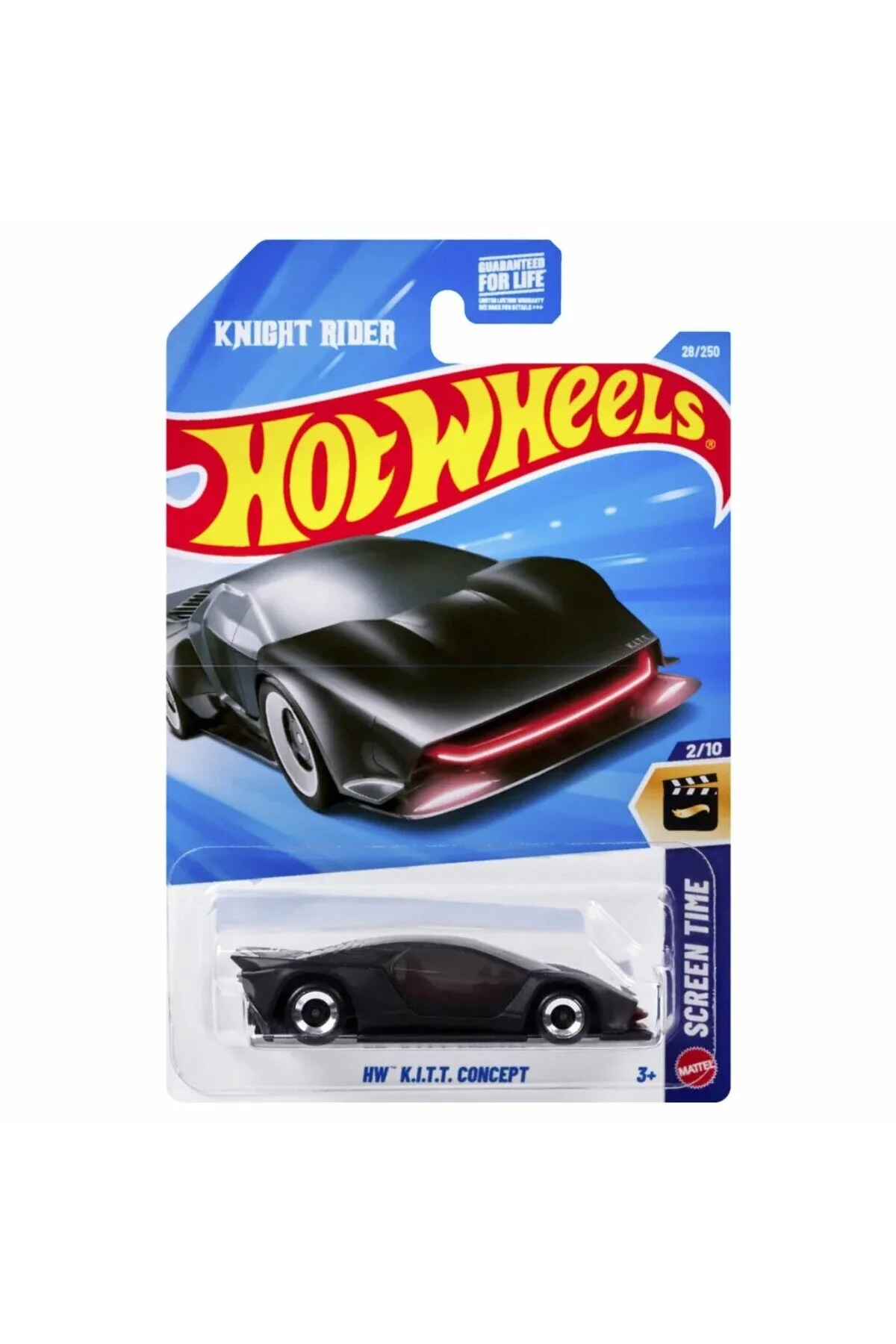 ماشین اسباب بازی KNIGHT RIDER K.I.T.T. مفهومی – BLACK DIECAST MODEL CAR 28 250 2026 HOT WHEELS