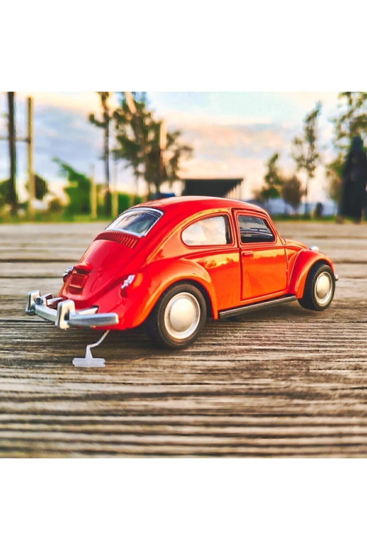 ماشین اسباب بازی BEETLE COLLECTION METAL 12CM RED VOSVOS TORTOISE Genel Markalar