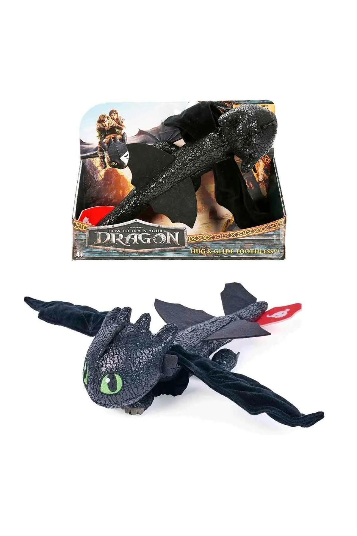 اسباب بازی های پشمی چگونه اژدهای خود را بدون دندان مخملی 37 سانتی متری تربیت کنیم Dreamworks Dragons