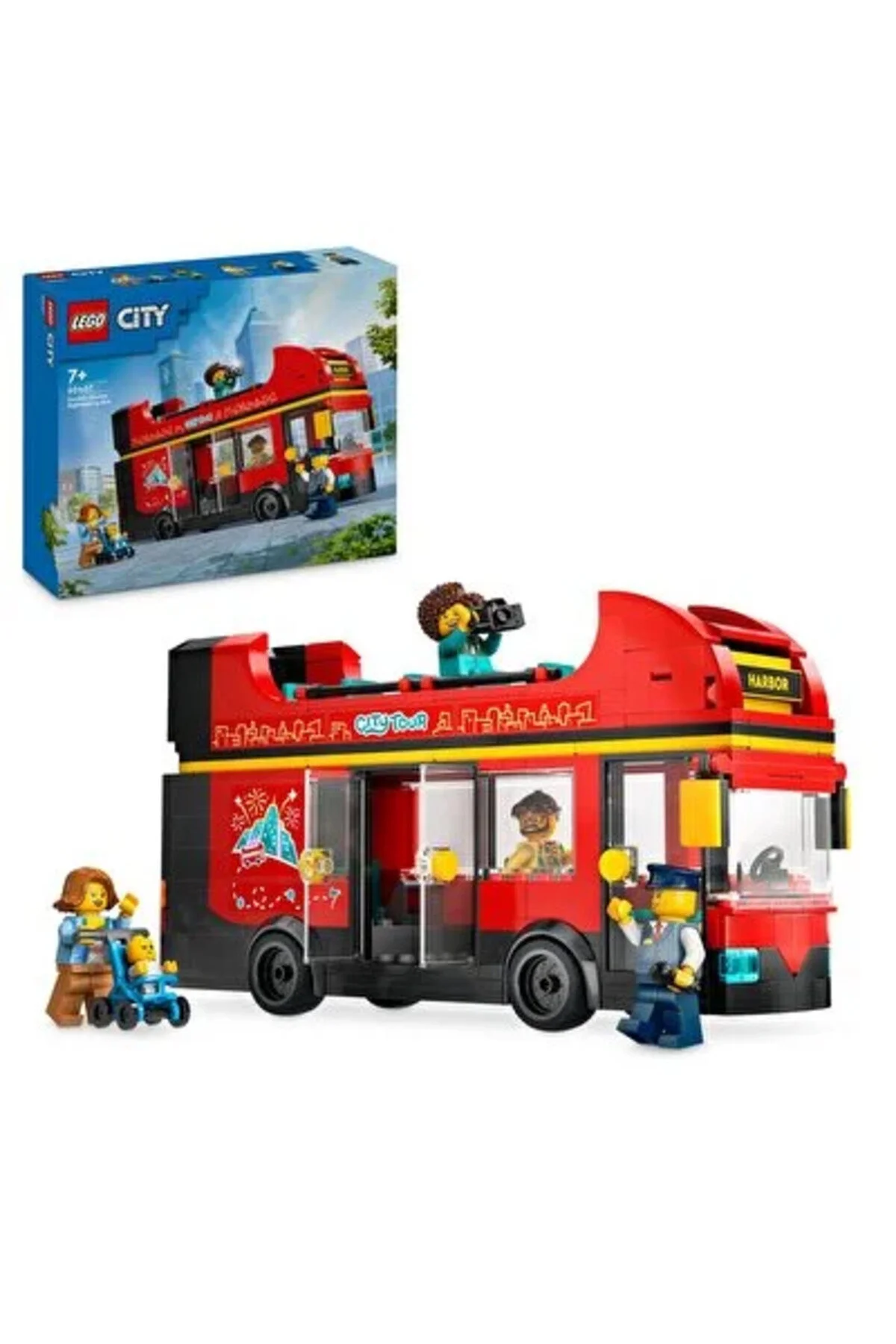 لگو و اسباب بازی های ساخت محور ADORE LSC 60407 RED DDECKER SIGHTSEEING BUS LEGO از ترکیه Adore Oyuncak