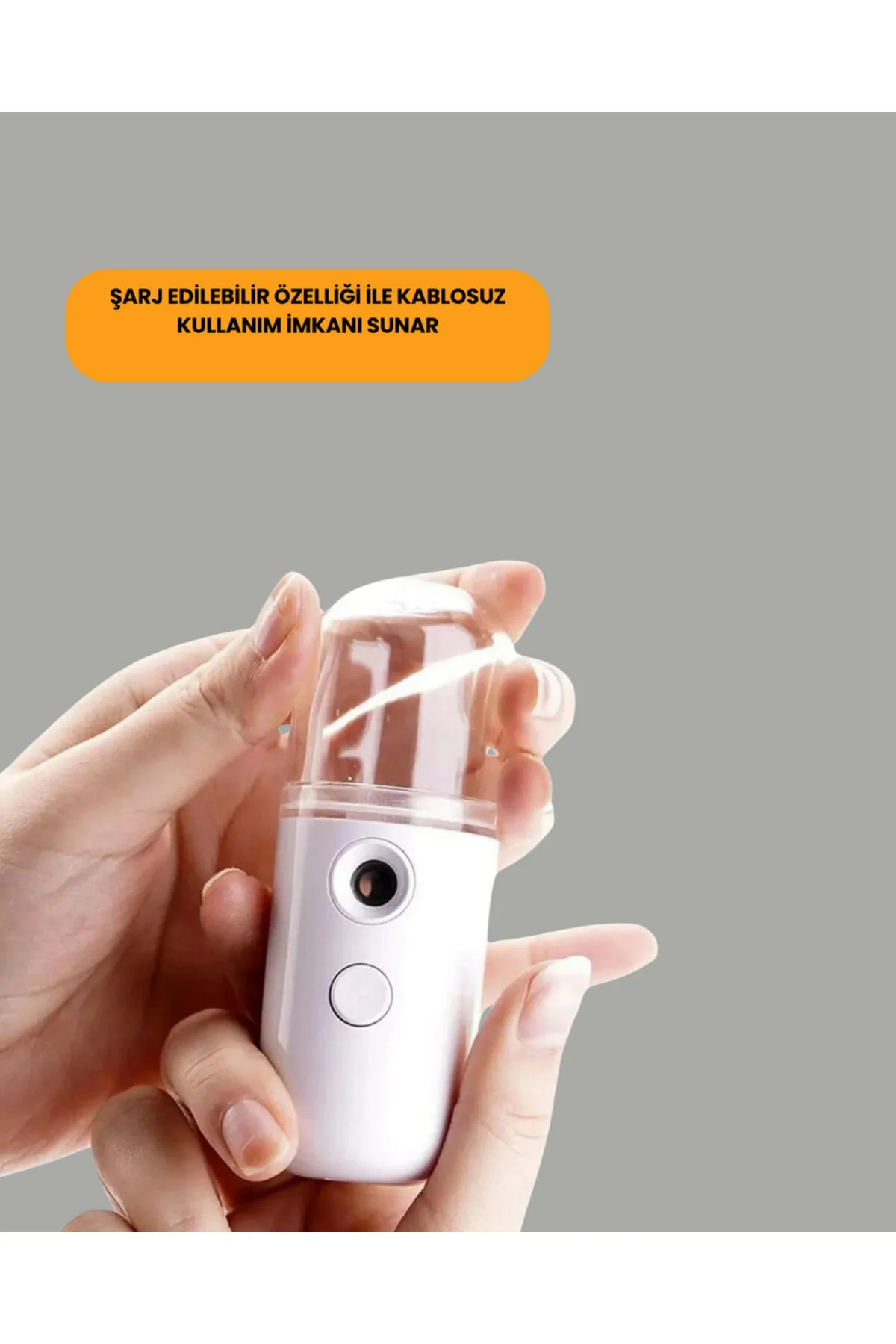 دستگاه بخور مرطوب کننده بخار قابل شارژ حمل NRZSNT – MINI SKIN با فناوری WIRELESS SMART PRO 231202 ZERO LAND