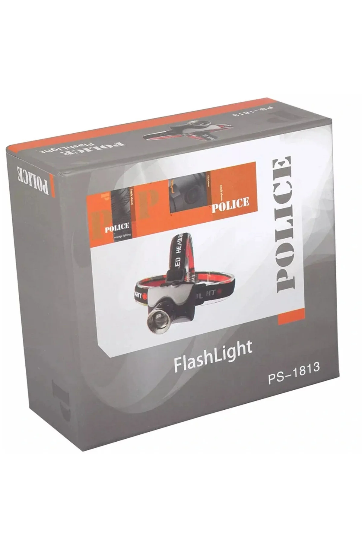 چراغ قوه سر قابل شارژ LED POLICE PS 1813 CREE Q5 با زوم LISINYA Epilons