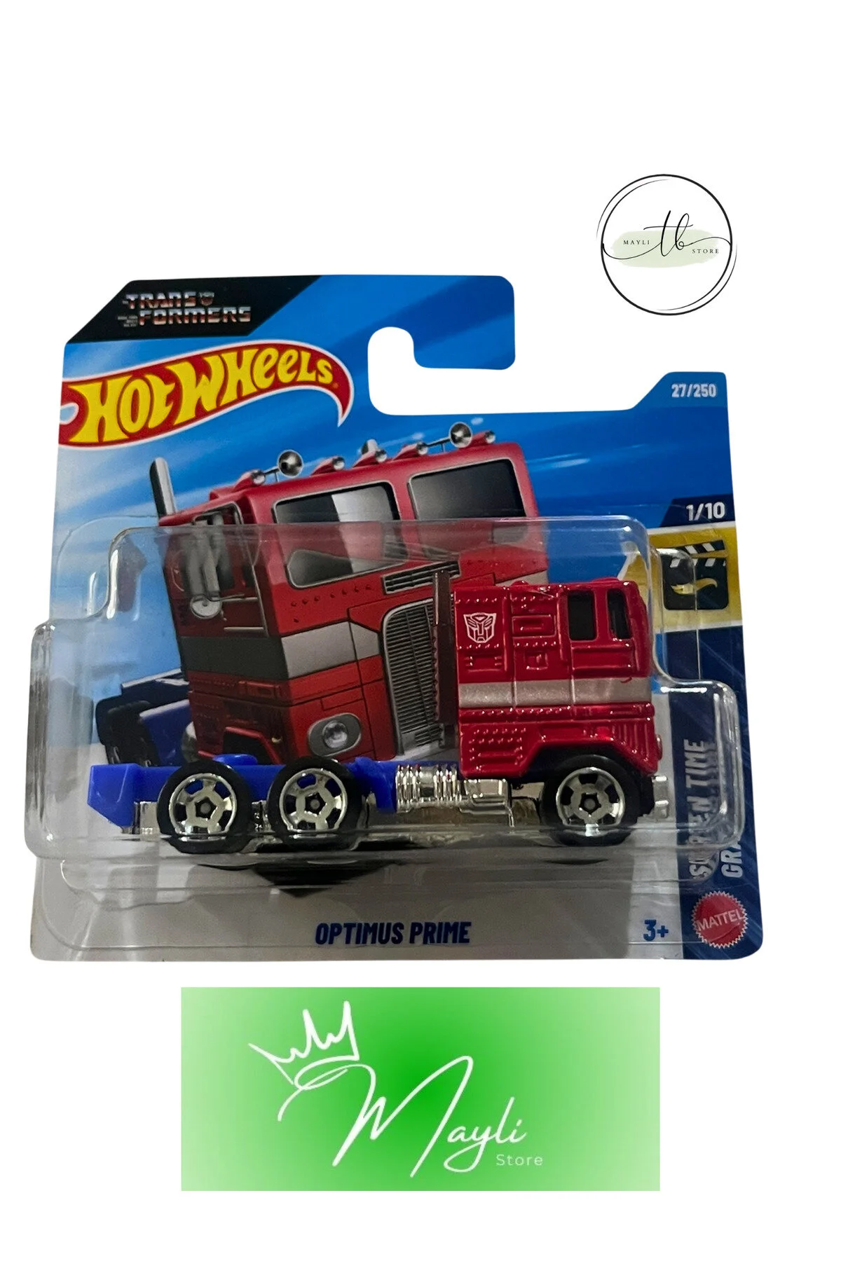 ماشین اسباب بازی SCREEN TIME GRAND ECRAN OPTIMUS PRIME 1 64 SCALE 27 250 JJJ00 N521 2026 HOT WHEELS