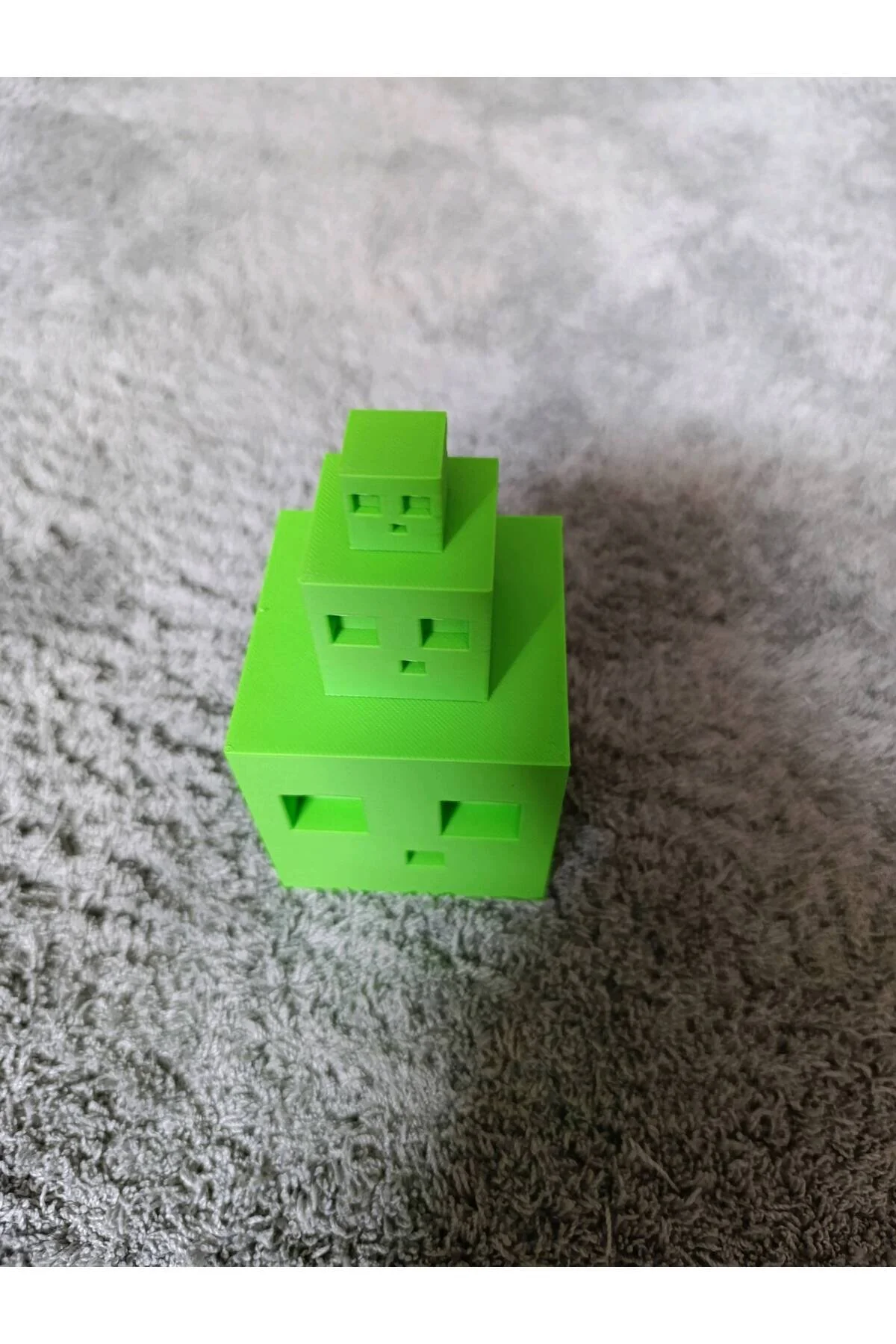 اسباب بازی های فیگور شخصیت MINECRAFT SLIME MATRYOSHKA TOY 3 PIECE COLORFUL Betispaw Studio