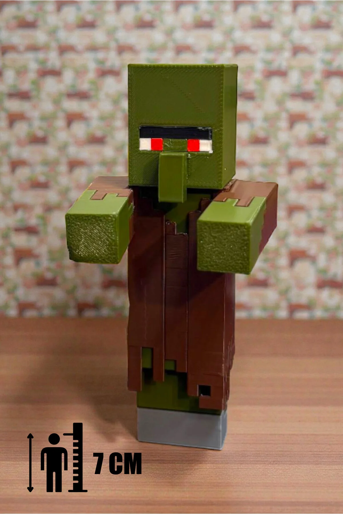 اسباب بازی های فیگور شخصیت MINECRAFT ZOMBIE VILLAGER FIGURE 7CM FARM GiginGo