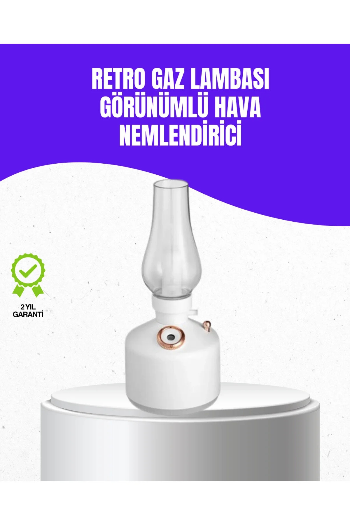 دستگاه بخور پخش کننده عطر LED STEAM DISPENSER با ظاهر لامپ گازی رترو bi seyyar
