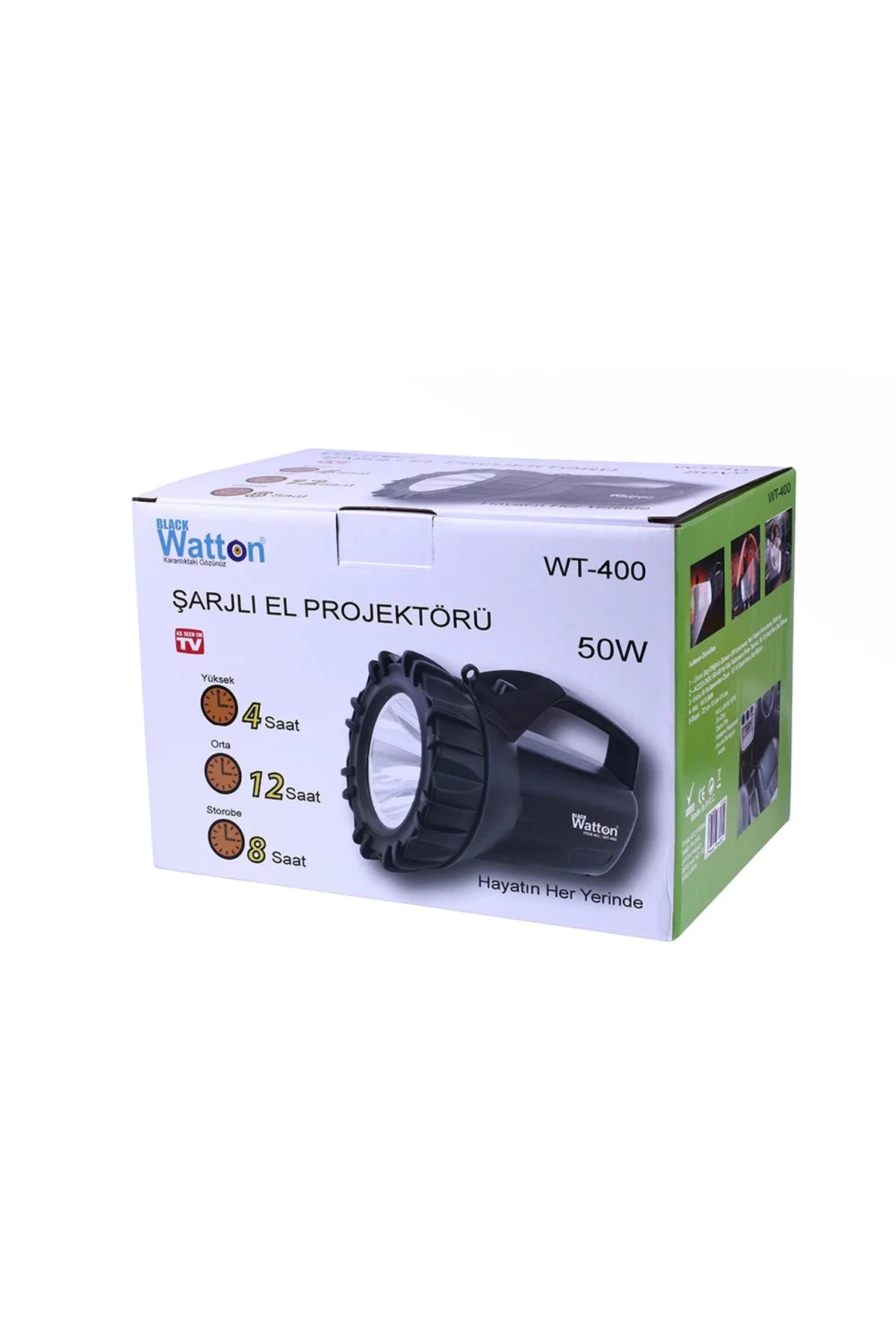 چراغ قوه بزرگ 50 واتی شارژی WT 400 NARUE