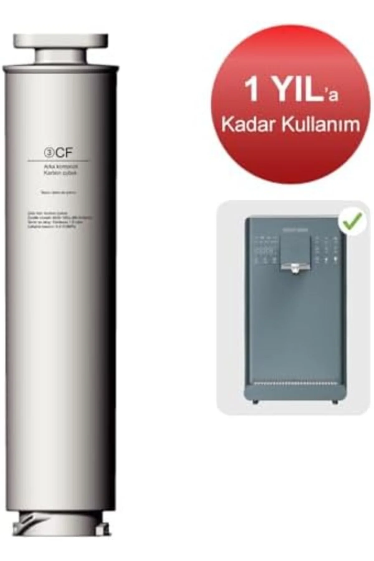 تصفیه کننده آب GOLDBEAM NTL SU20C6WB دستگاه هوشمند سرد CF فیلتر معدنی MODARUSH 1142680 Yıldızan