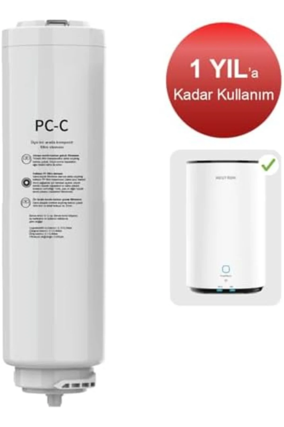 تصفیه کننده آب گلدفیوژن NTL SU60WB هوشمند PC C فیلتر کربن روند پالس 1131745 Yıldızan