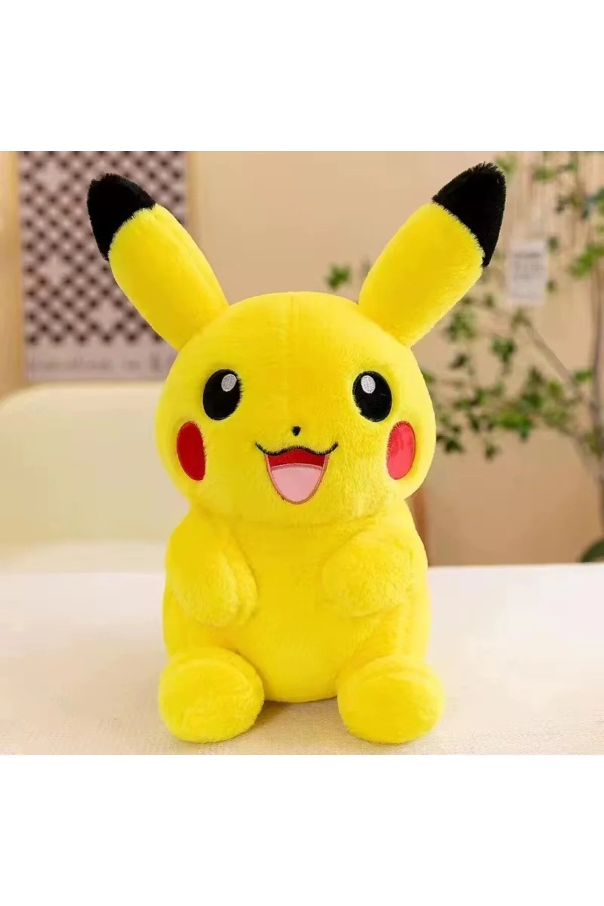 اسباب بازی های پشمی PIKACHU درخواست ساخت مخمل خواب دار سفارشی PP پنبه همراه پوکمون Techmarketi
