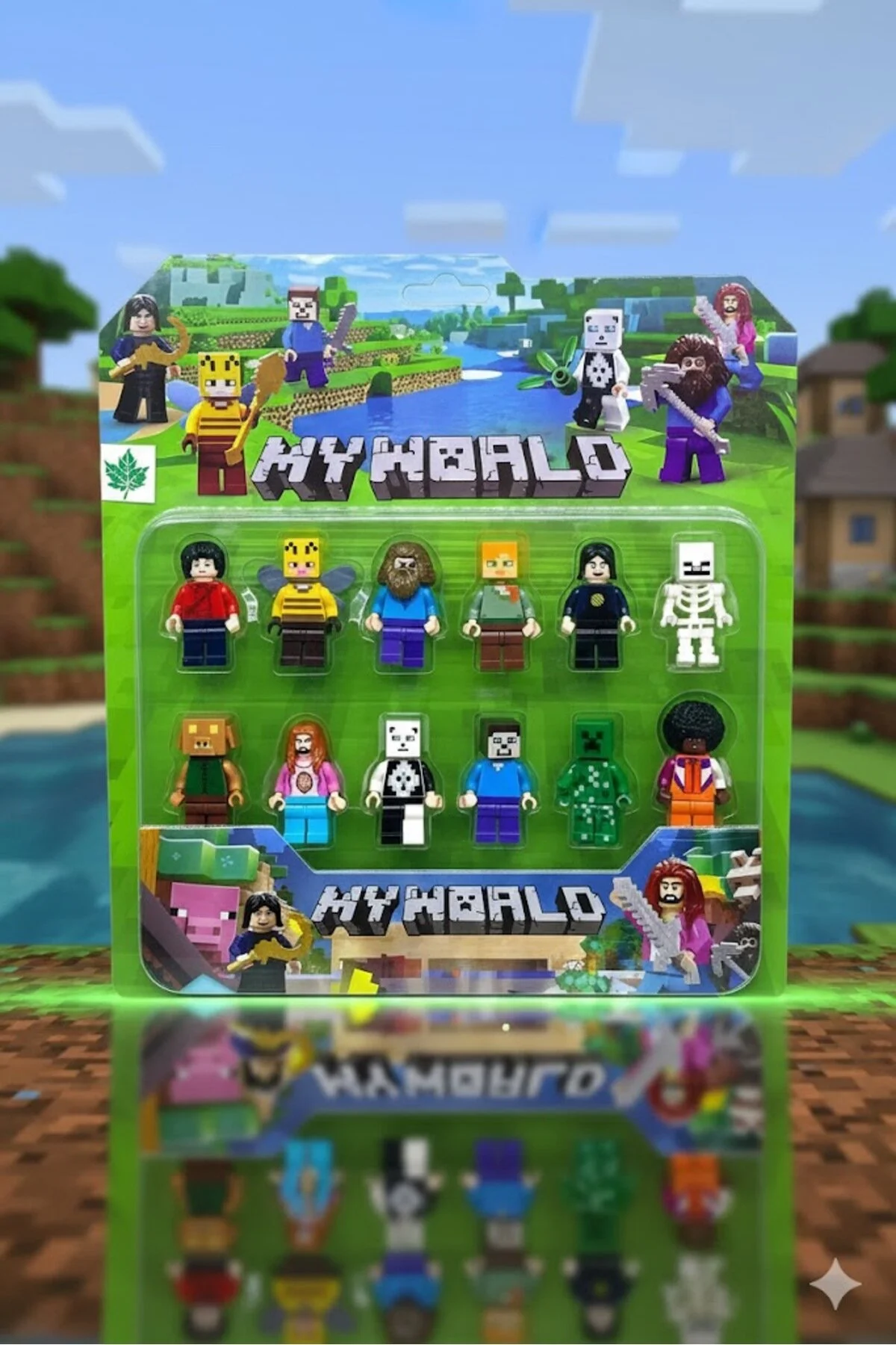 اسباب بازی های فیگور شخصیت 12 تکه با تم MINECRAFT به شکل لگو SCOWETTO