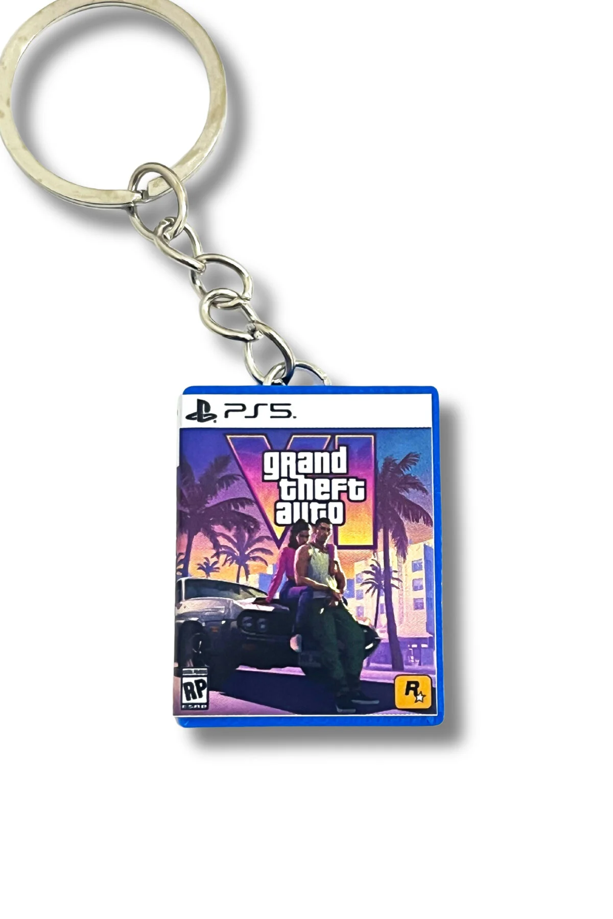 جلیقه کلید جعبه بازی مینیاتوری GTA 6 GRAND THEFT AUTO VI PS5 Cosmic Star