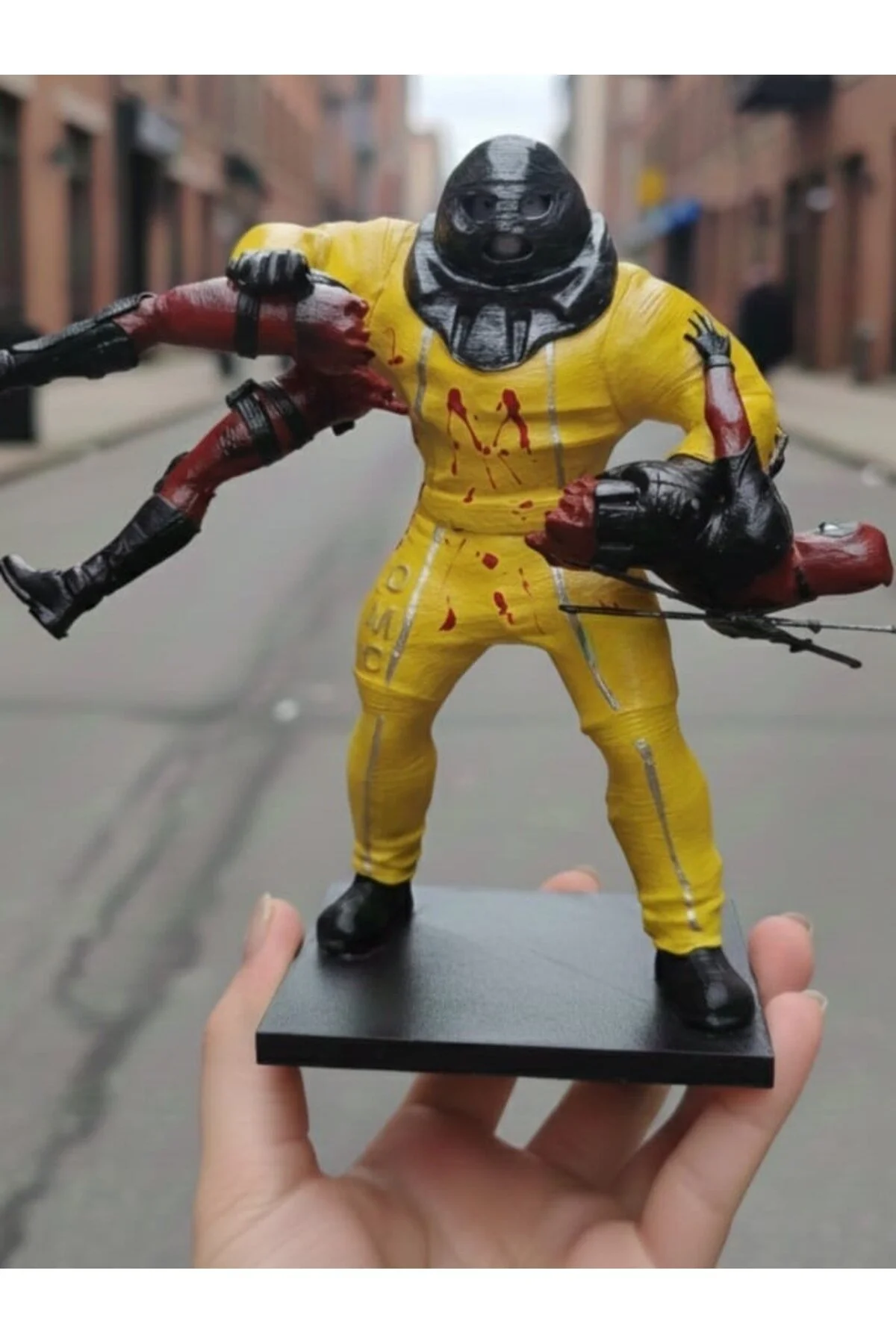 فیگور سه بعدی MARVEL JUGGERNAUT AND DEADPOOL FIGURE 15CM FANART از ترکیه eselya
