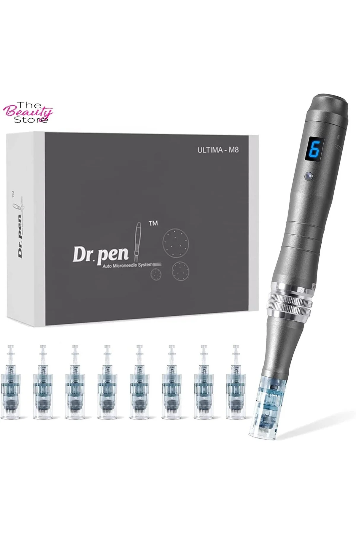 درمارولر دستگاه درماپن بی سیم M8S پیلینگ مزوتراپی برای رفع لک چروک صورت اورجینال Dr Pen Ultima