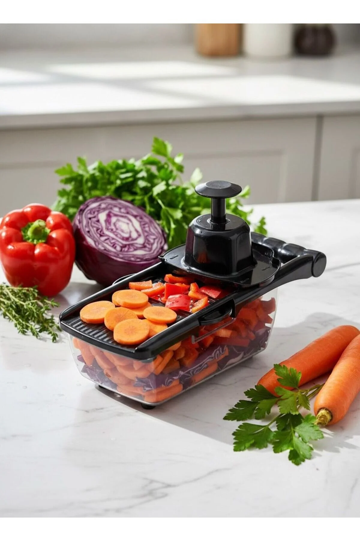 رنده مجله چند منظوره Slicer Grater ماندولین عملی آسان برای استفاده  Masterchef