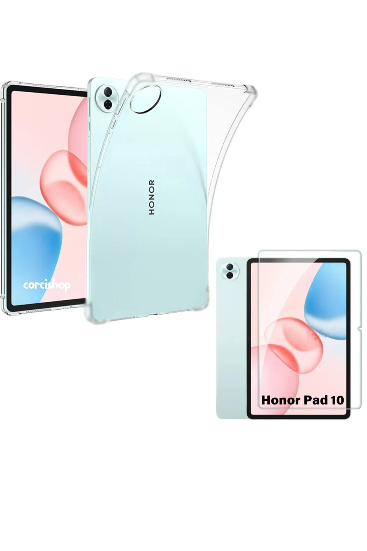 کاور تبلت پوشش محافظ پشت جلدی 12.1 اینچی HONOR PAD 10 + صفحه نمایش انعطاف پذیر نانو corcishop