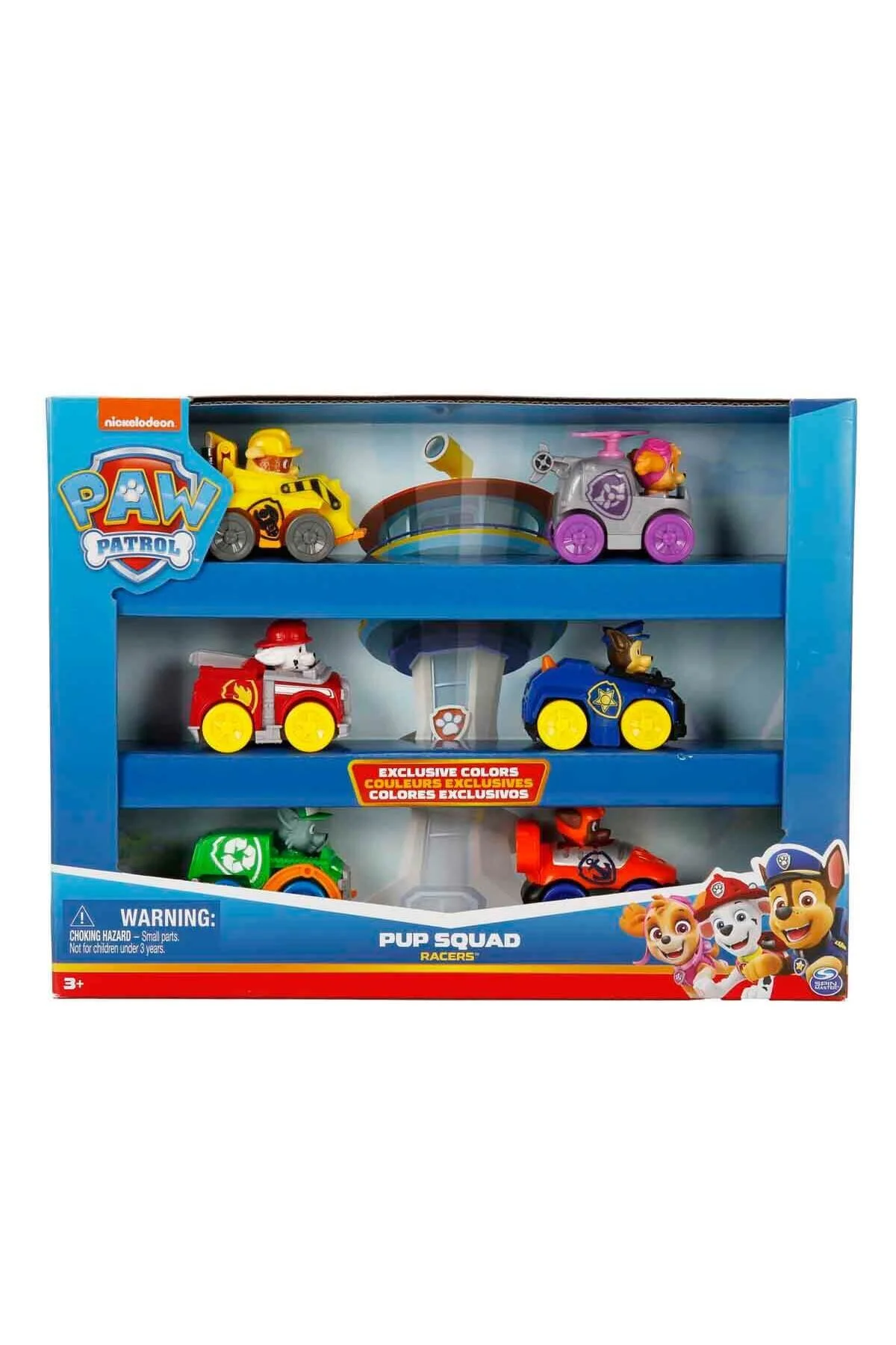 ماشین اسباب بازی مجموعه 6 تکه PUP SQUAD RACERS PAW PATROL