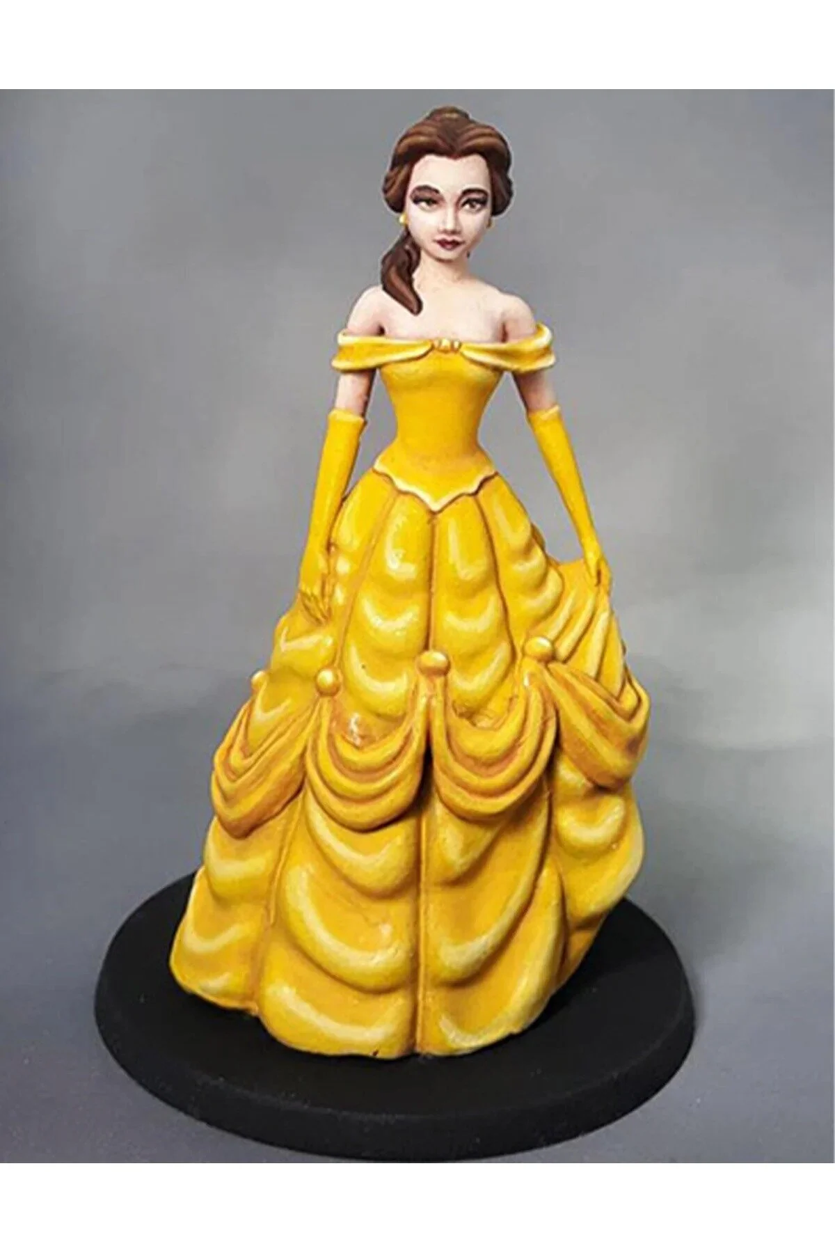فیگور نقاشی شده BEAUTY AND THE BEAST BELLE سایز بزرگ 20 سانتی متر Genel Markalar