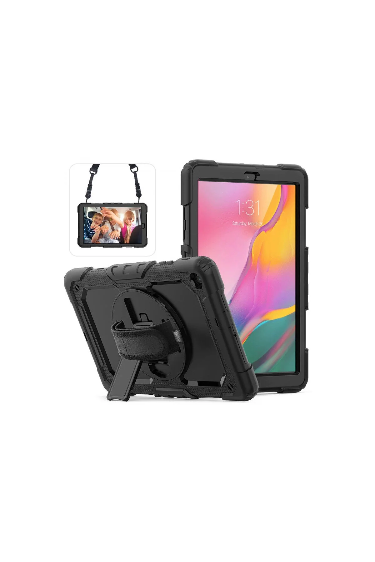 کاور تبلت SAMSUNG GALAXY TAB A 10.1 CASE PARS مشکی Xhamur