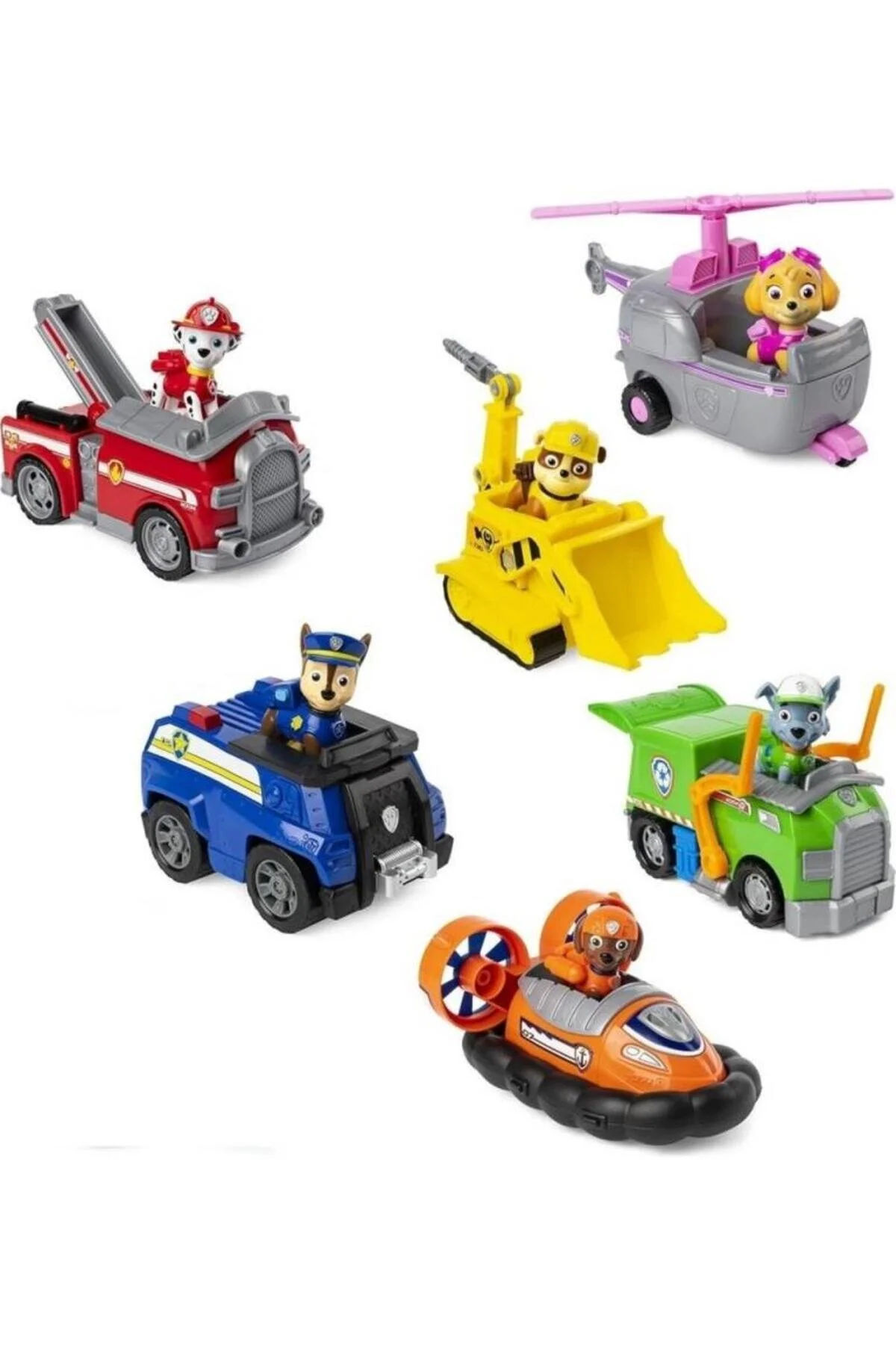 ماشین اسباب بازی SPIN MASTER PAW PATROL انواع خودروهای اصلی MARSHAL 6071153 20148929 Spinmaster