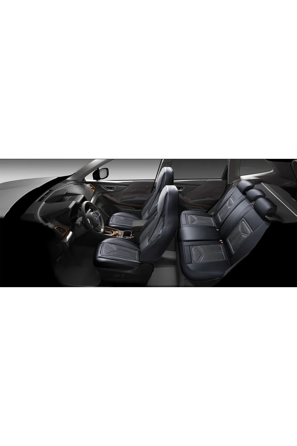 روکش صندلی خودرو قاب تاکتیکی سری FS LEATHER سازگار با SUZUKI JIMNY 2021 به بعد خاکستری Minderland