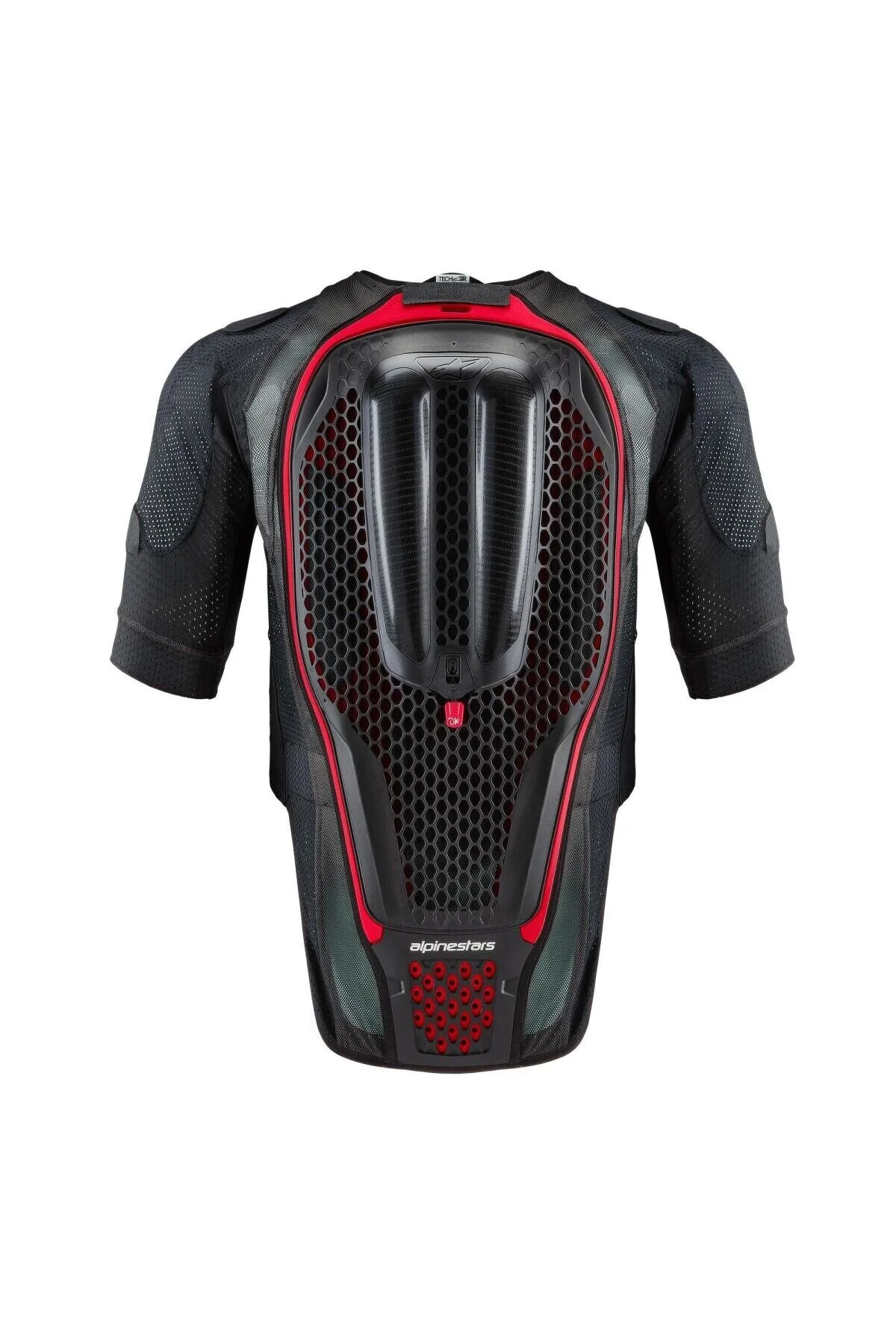 کاپشن موتورسوار مردانه و زنانه ژاکت کیسه هوای سیستم TECH AIR 7X مشکی قرمز Alpinestars