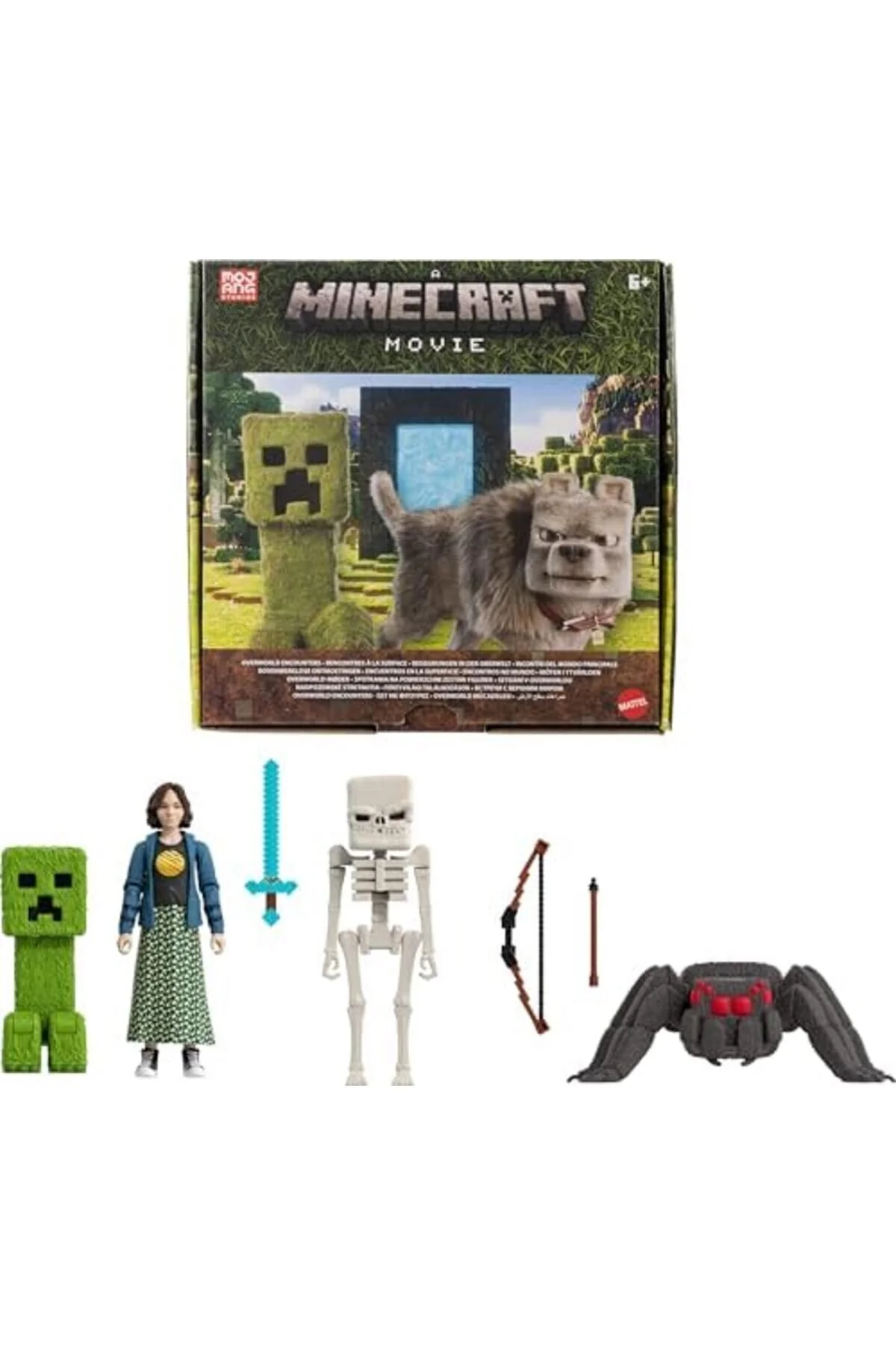 اسباب بازی های فیگور حیوانی MINECRAFT MOVIE STORY PLAYSET 1200752 STOREMAX