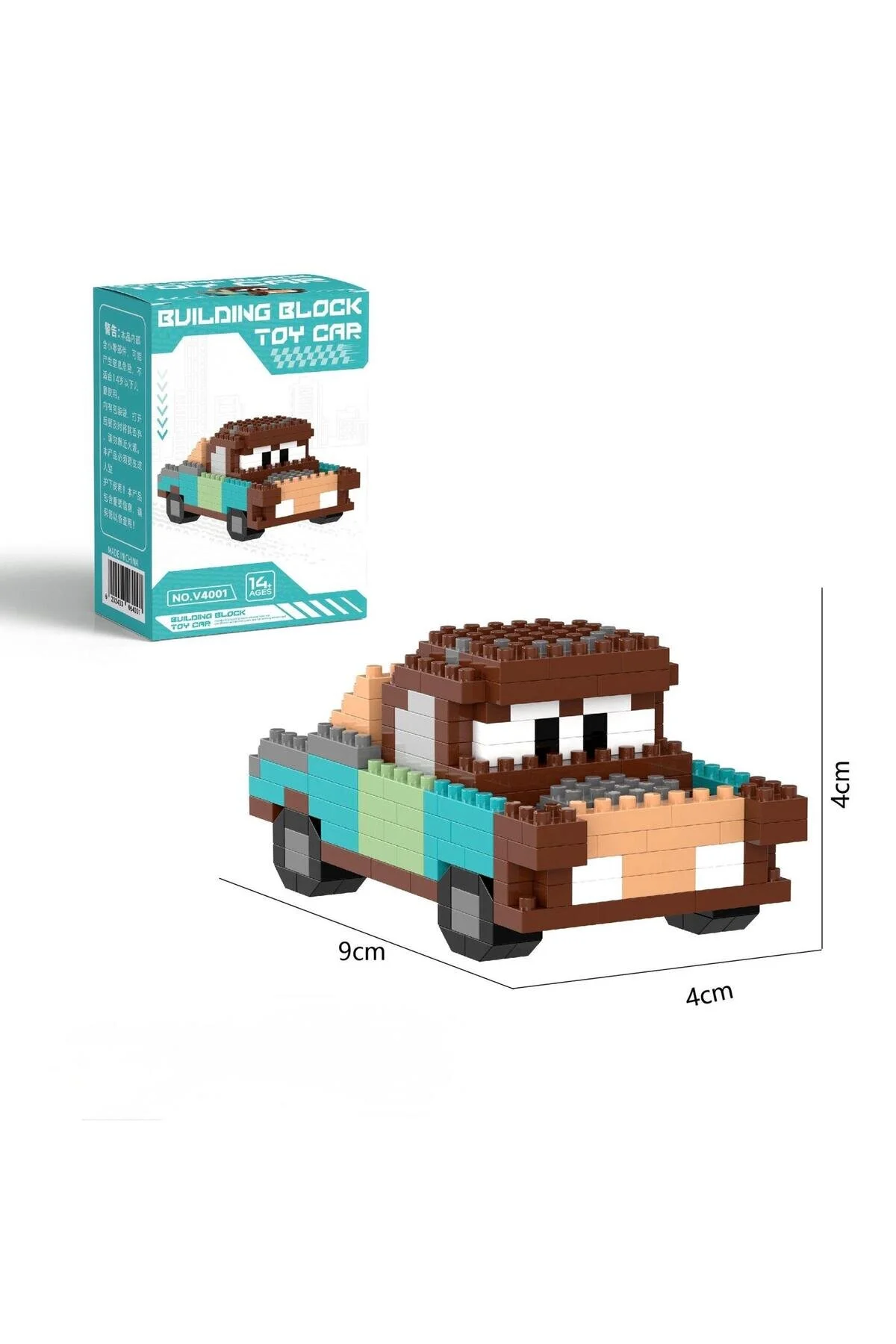 لگو و اسباب بازی های ساخت محور CARS MATER BRICKS 3D PAZZLE LEGO +14 چند رنگ از ترکیه CNS Concept
