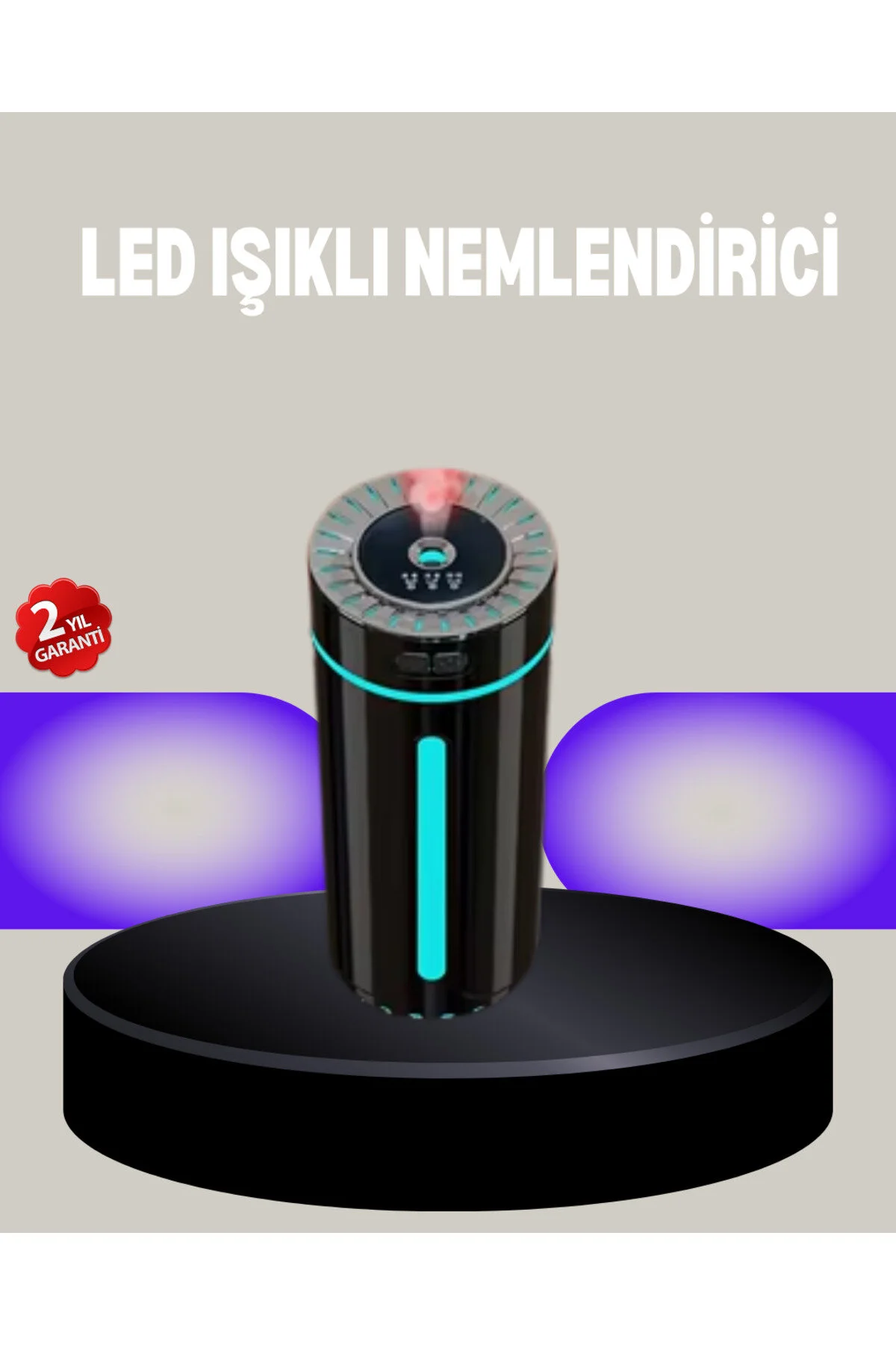 دستگاه بخور مرطوب کننده هوا اولتراسونیک با رایحه درمانی دارای نور اتمسفر LED است karadağsb