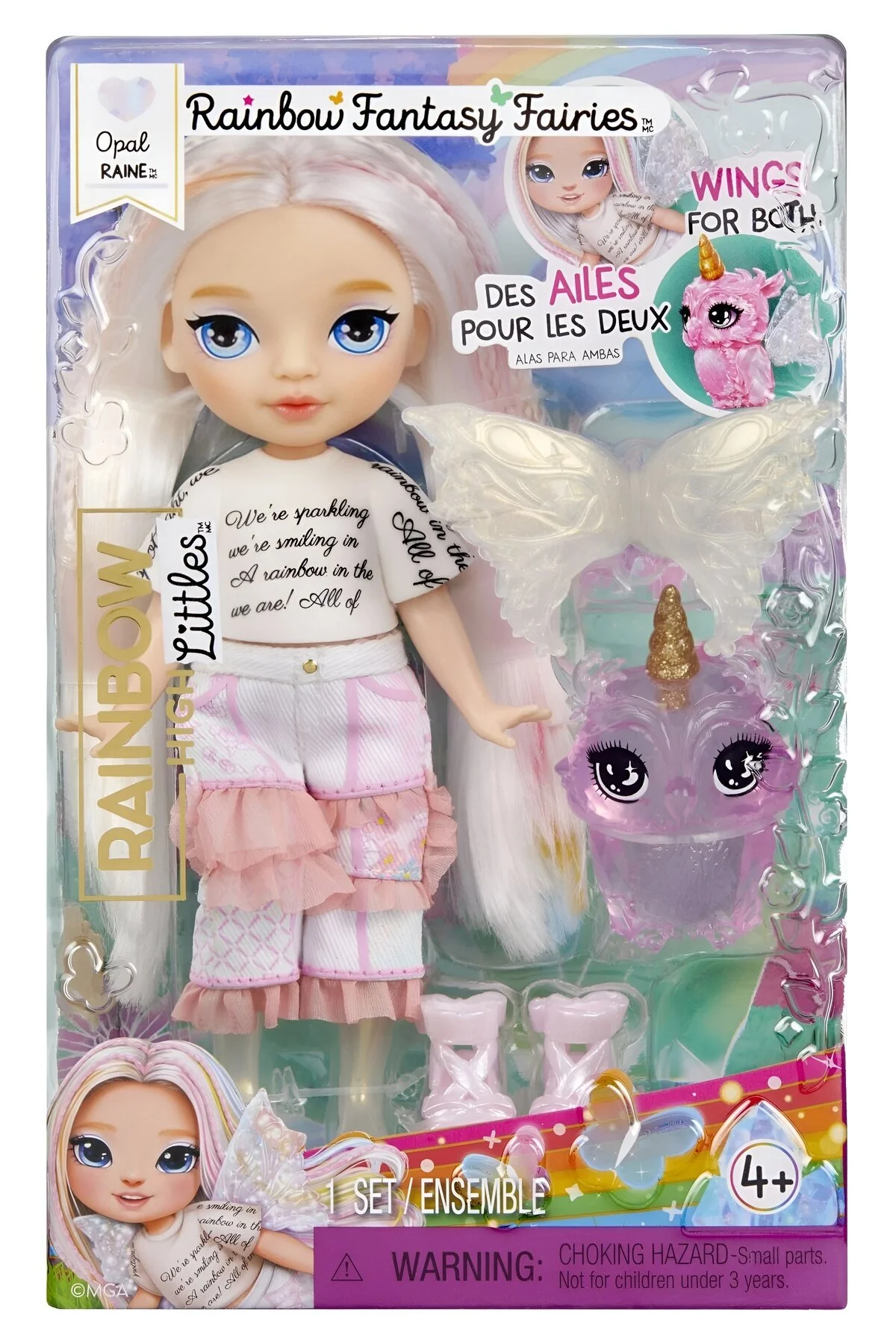 عروسک های اسباب بازی و لوازم جانبی RAINBOW LITTLES FAIRY OPAL RAINE DOLL اورجینال دارای مجوز FELİTE