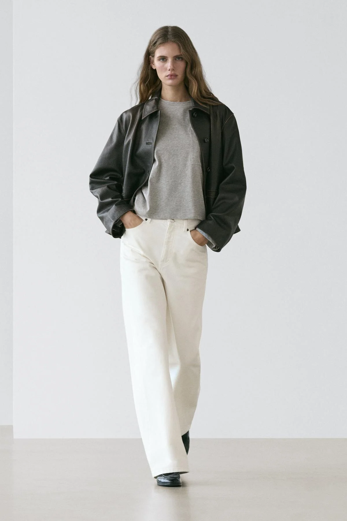 شلوار جین مناسب کمر وسط ماسیمو دوتی Massimo Dutti