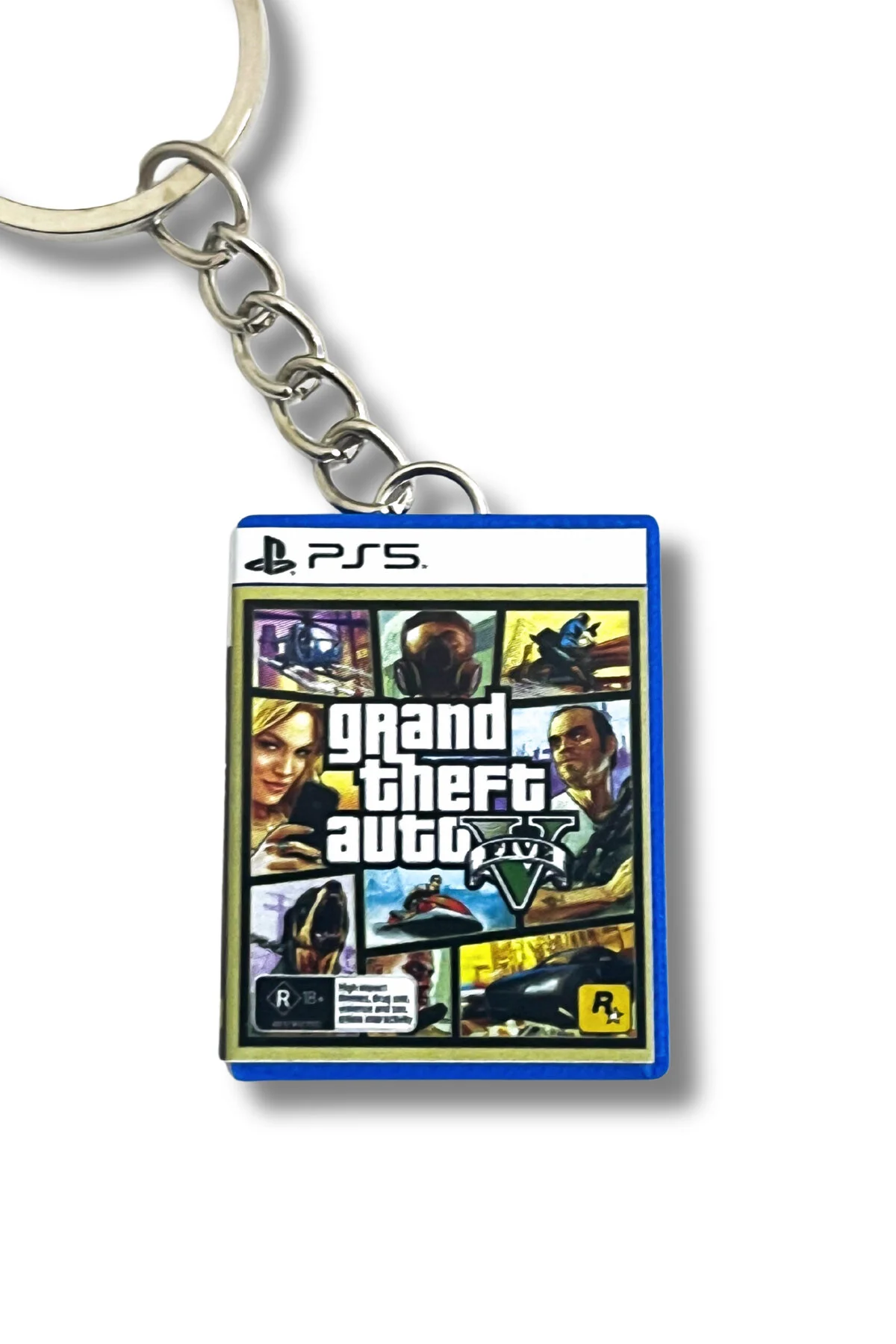 جلیقه کلید جعبه بازی GTA 5 GRAND THEFT AUTO V MINIATURE PS5 Cosmic Star
