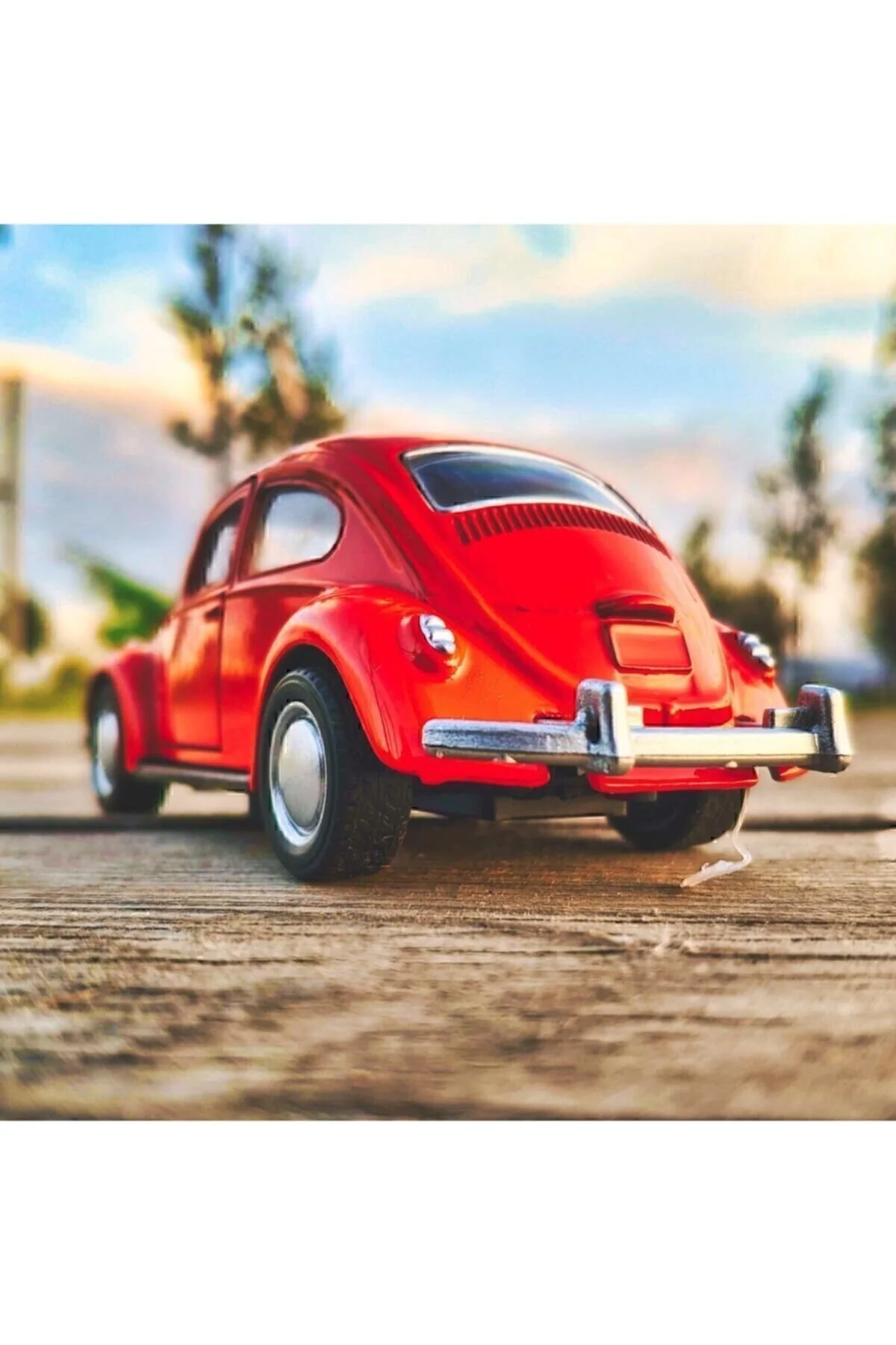 ماشین اسباب بازی BEETLE COLLECTION METAL 12CM RED VOSVOS TORTOISE Genel Markalar