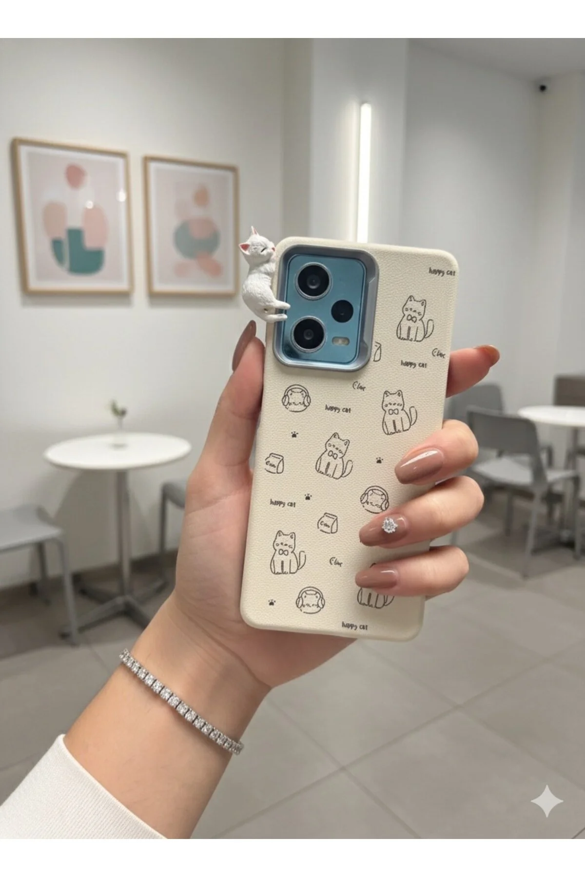 کاور و قاب گوشی شیائومی REDMI NOTE 12 PRO 5G 3D TOY CAT طراحی سیلیکونی انعطاف پذیر MustCase