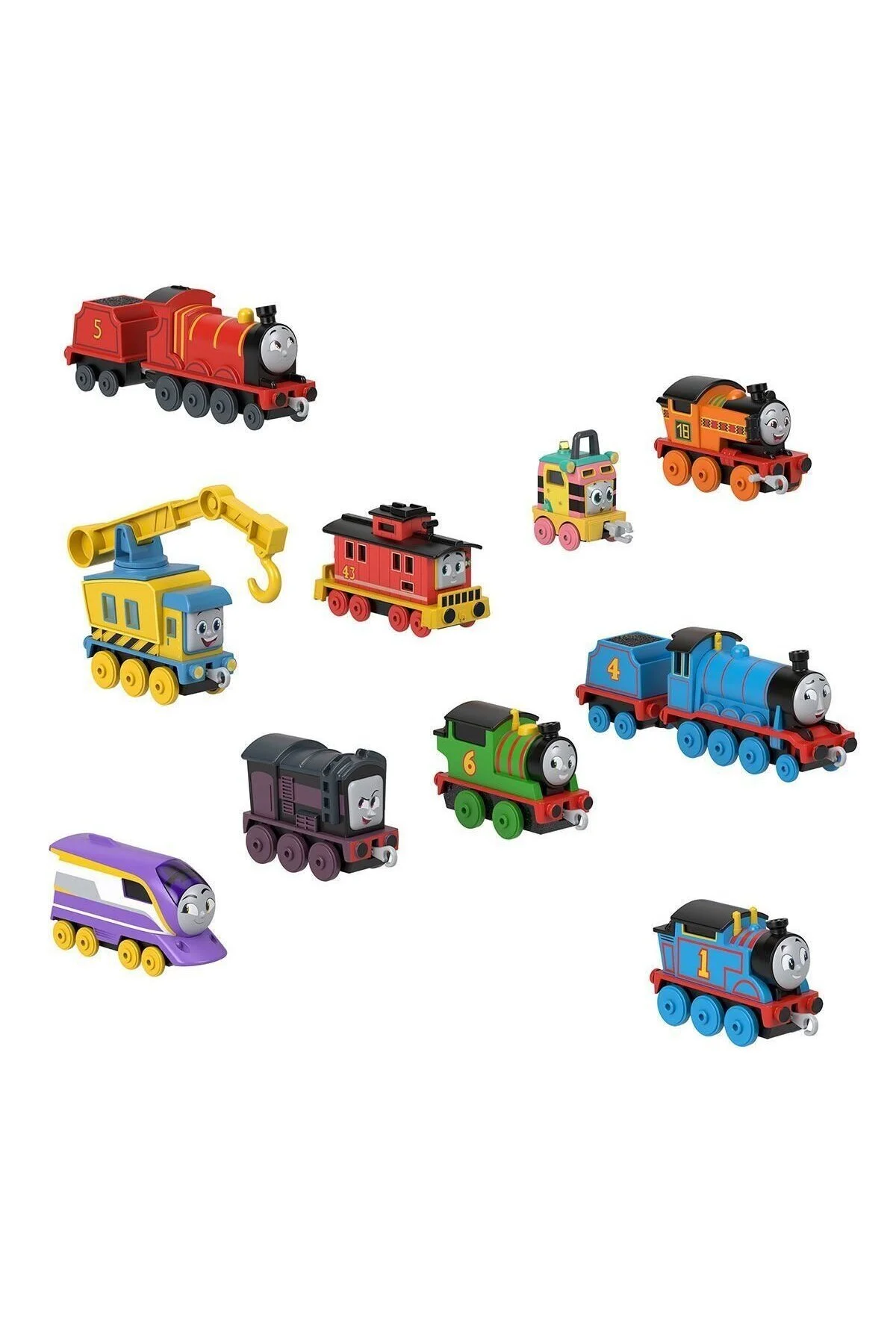 اسباب بازی های باغ HRR49 توماس و همکاران. اورجینال Mattel