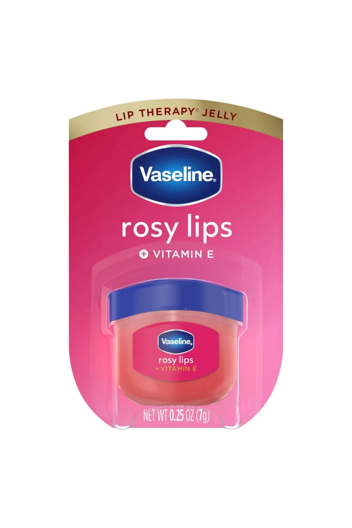 کرم لب و اسکراب تراپی گل سرخ 0.25OZ Vaseline