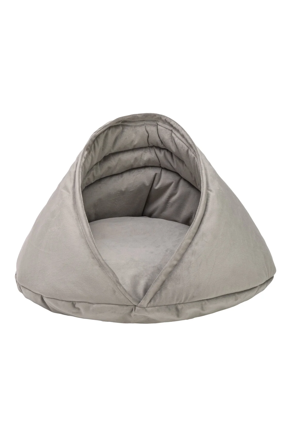 ساک حمل گربه و سگ آبی بستر تخت صدف خاکستری پت کامفورت Pet Comfort