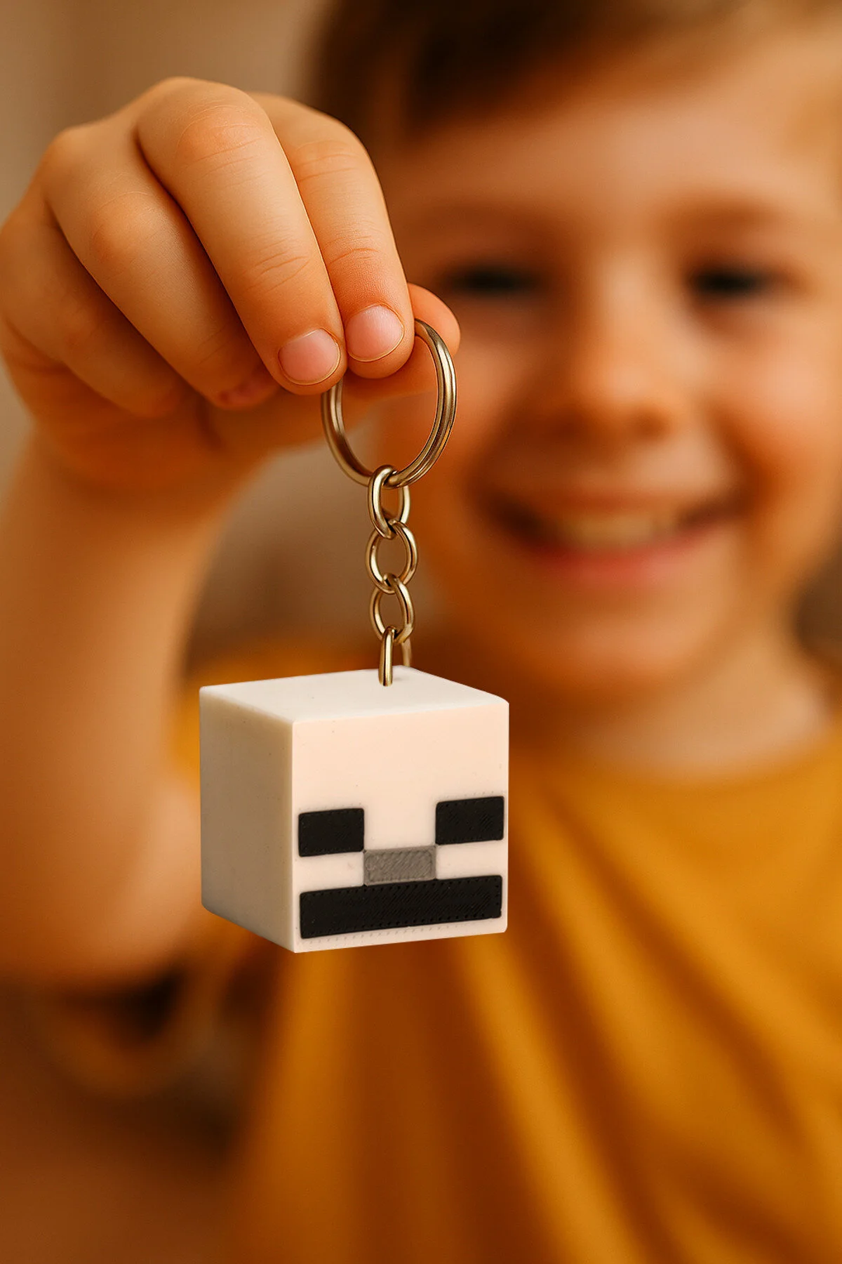 دسته MINECRAFT SKELETON HEAD – PLA با چاپ سه بعدی هدیه گیمر کلکسیونی Flexilab Creative