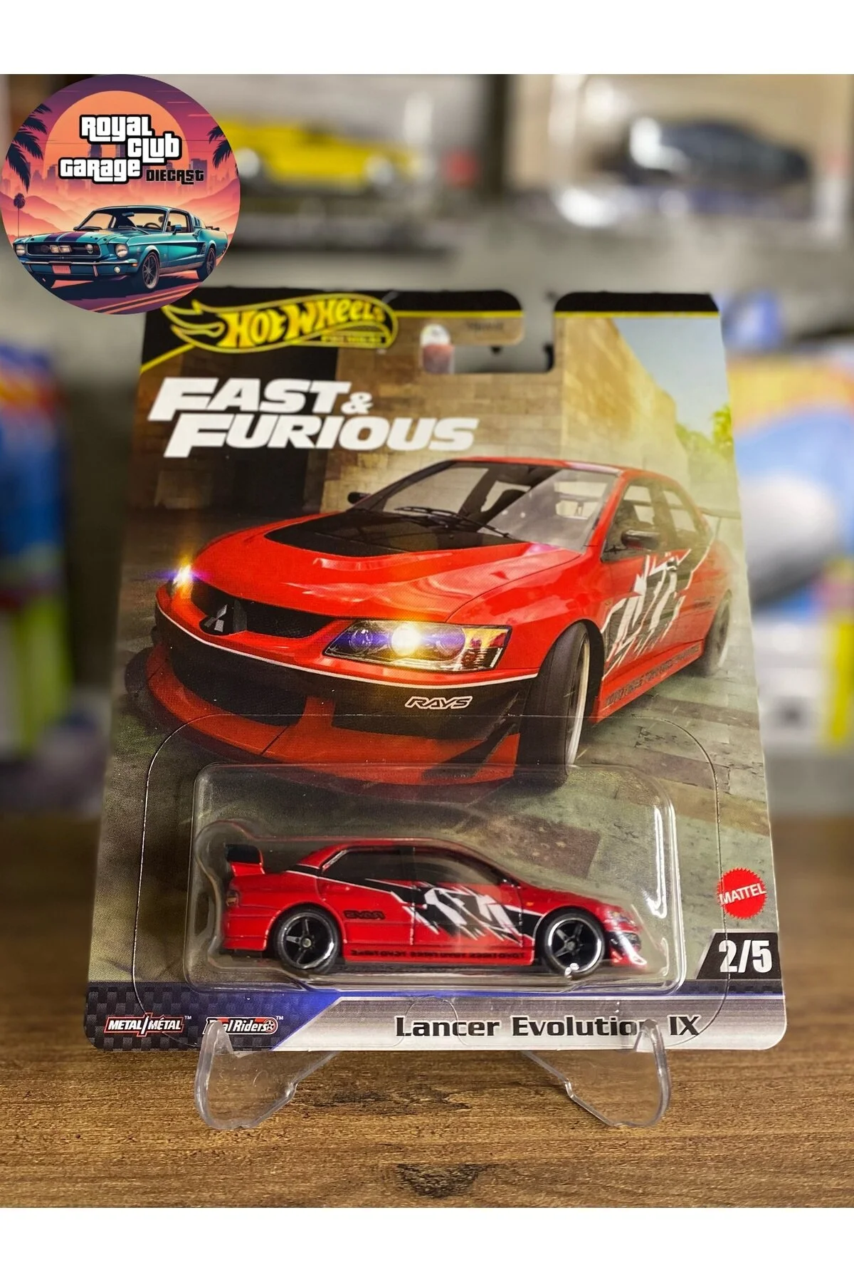 ماشین اسباب بازی ممتاز FAST & FURIOUS XFAST MITSUBISHI LANCER EVOLUTION IX HOT WHEELS