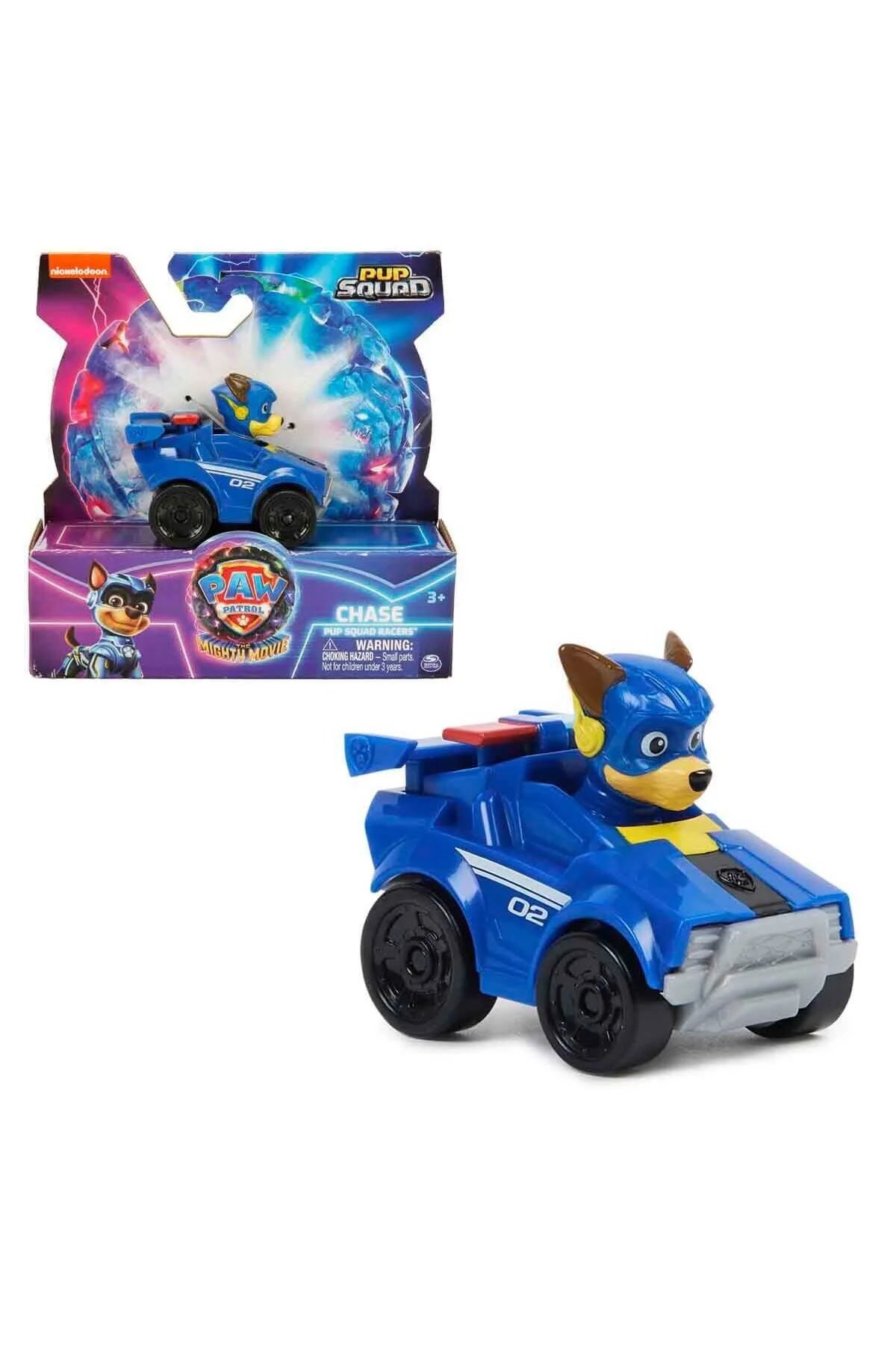 ماشین اسباب بازی PUP SQUAD RACER CHASE اورجینال PAW PATROL