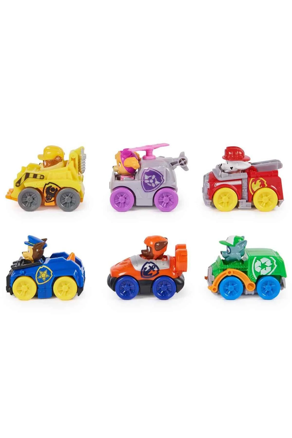 ماشین اسباب بازی مجموعه 6 تکه PUP SQUAD RACERS PAW PATROL
