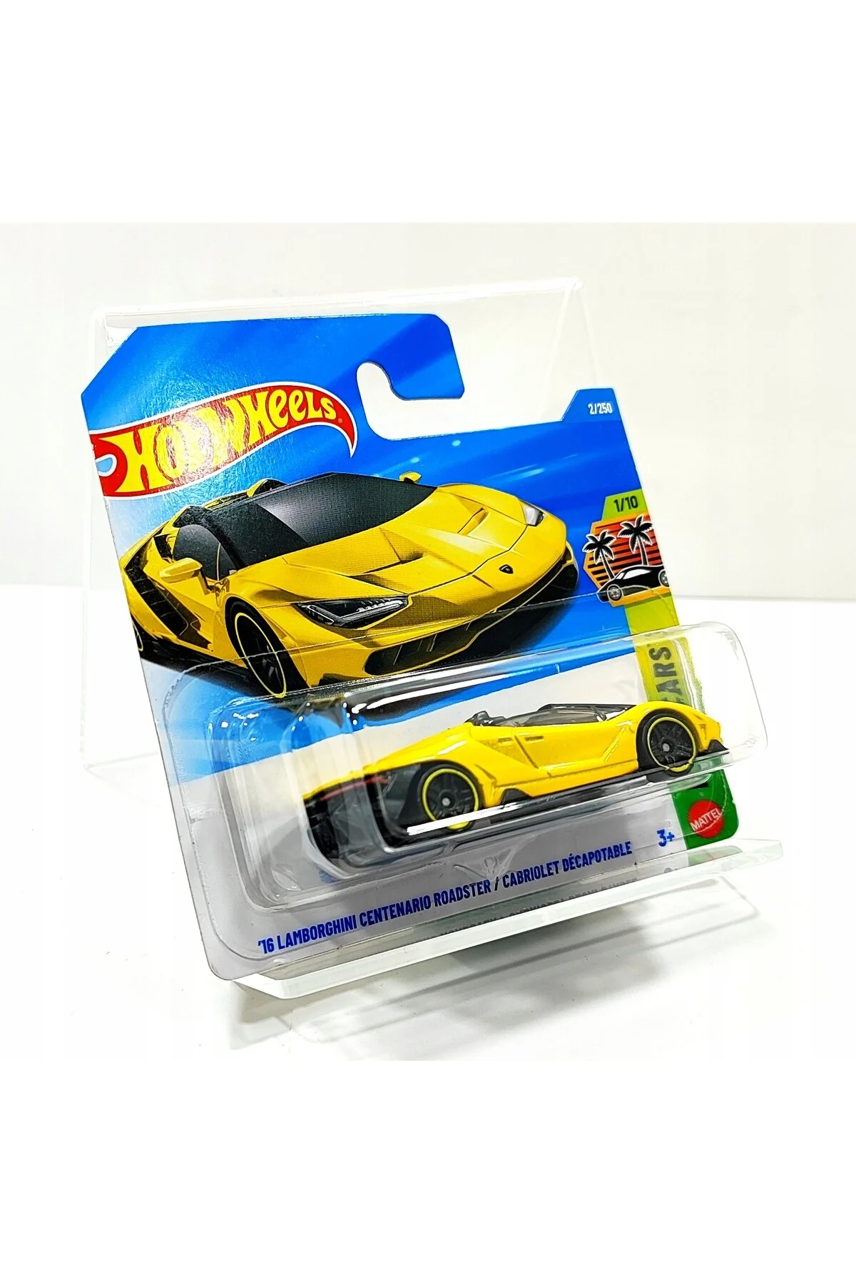 ماشین اسباب بازی 16 LAMBORGHINI CENTENARIO ROADSTER CABRIOLET DECAPOTABLE KUNING A 2026 HOT WHEELS